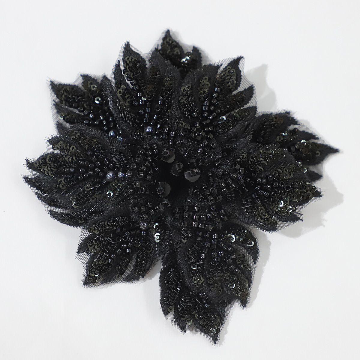 Yanzi Handmade 3d Flower Sequin Beads Applique(YZLQ034)
