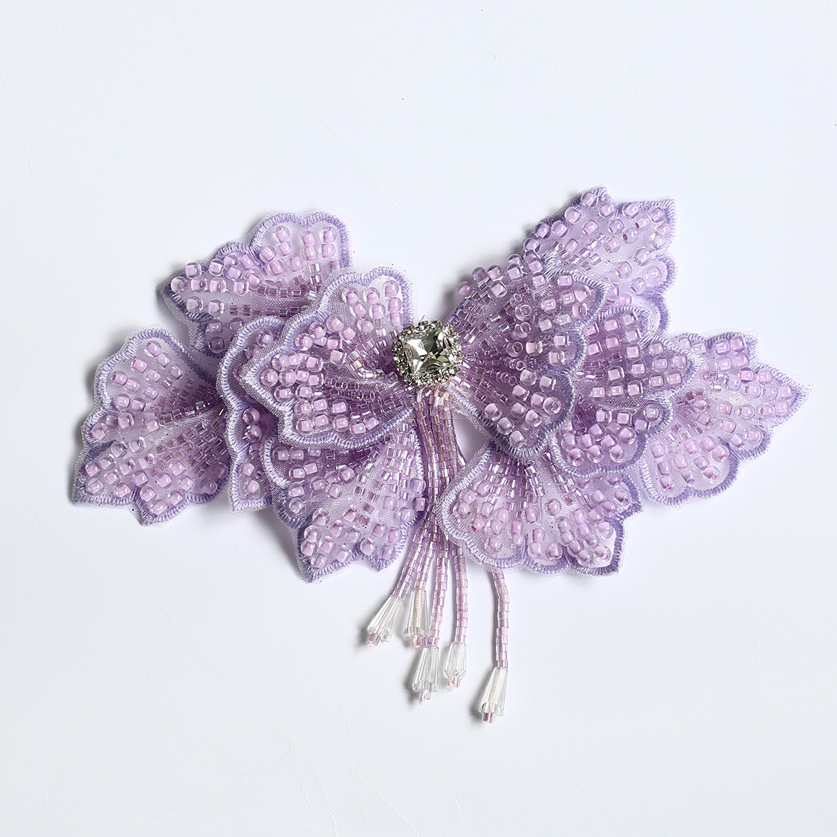Yanzi Handmade 3d Flower Sequin Beads Applique(YZLQ019)