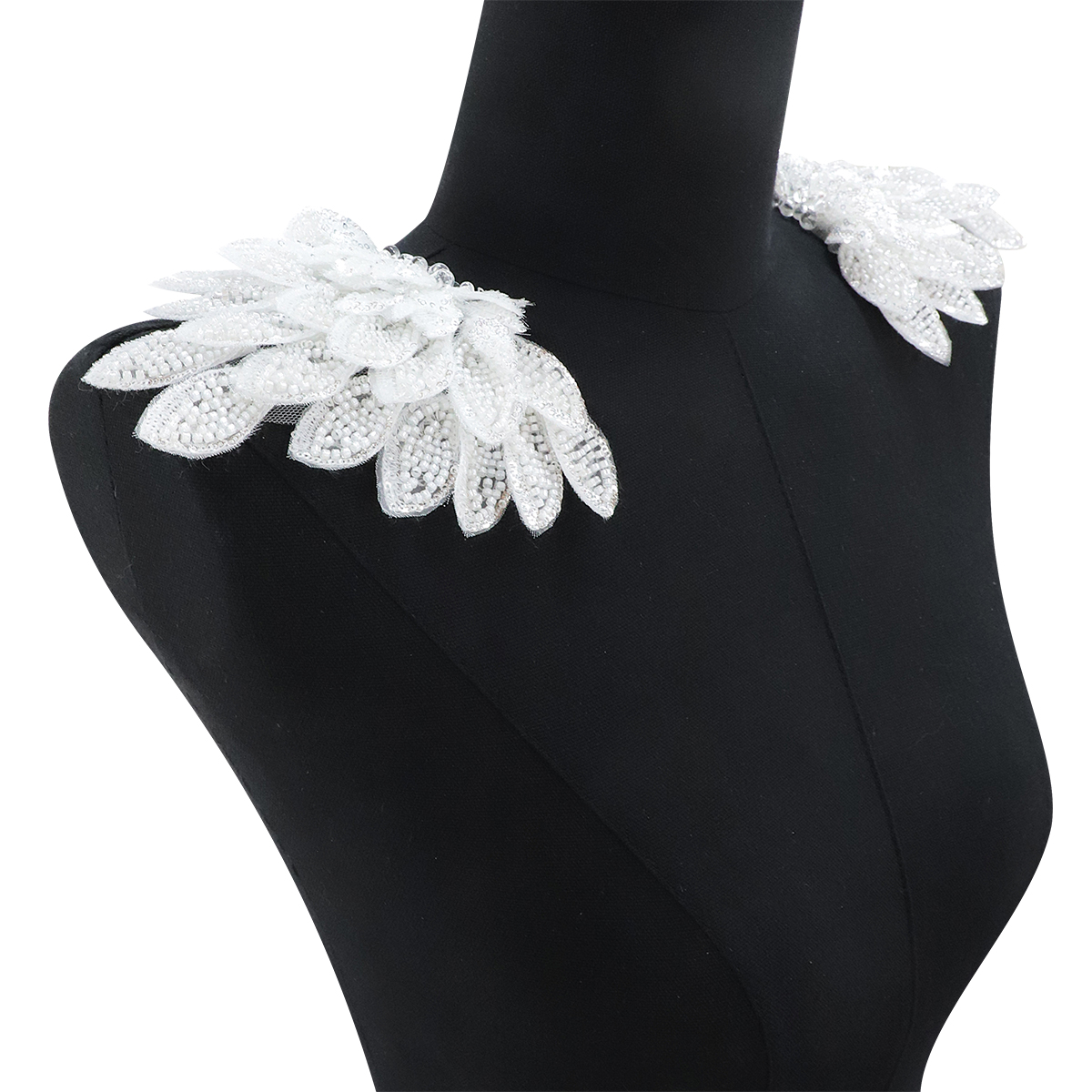 Yanzi Handmade 3d Flower Sequin Beads Applique(YZLQ017)
