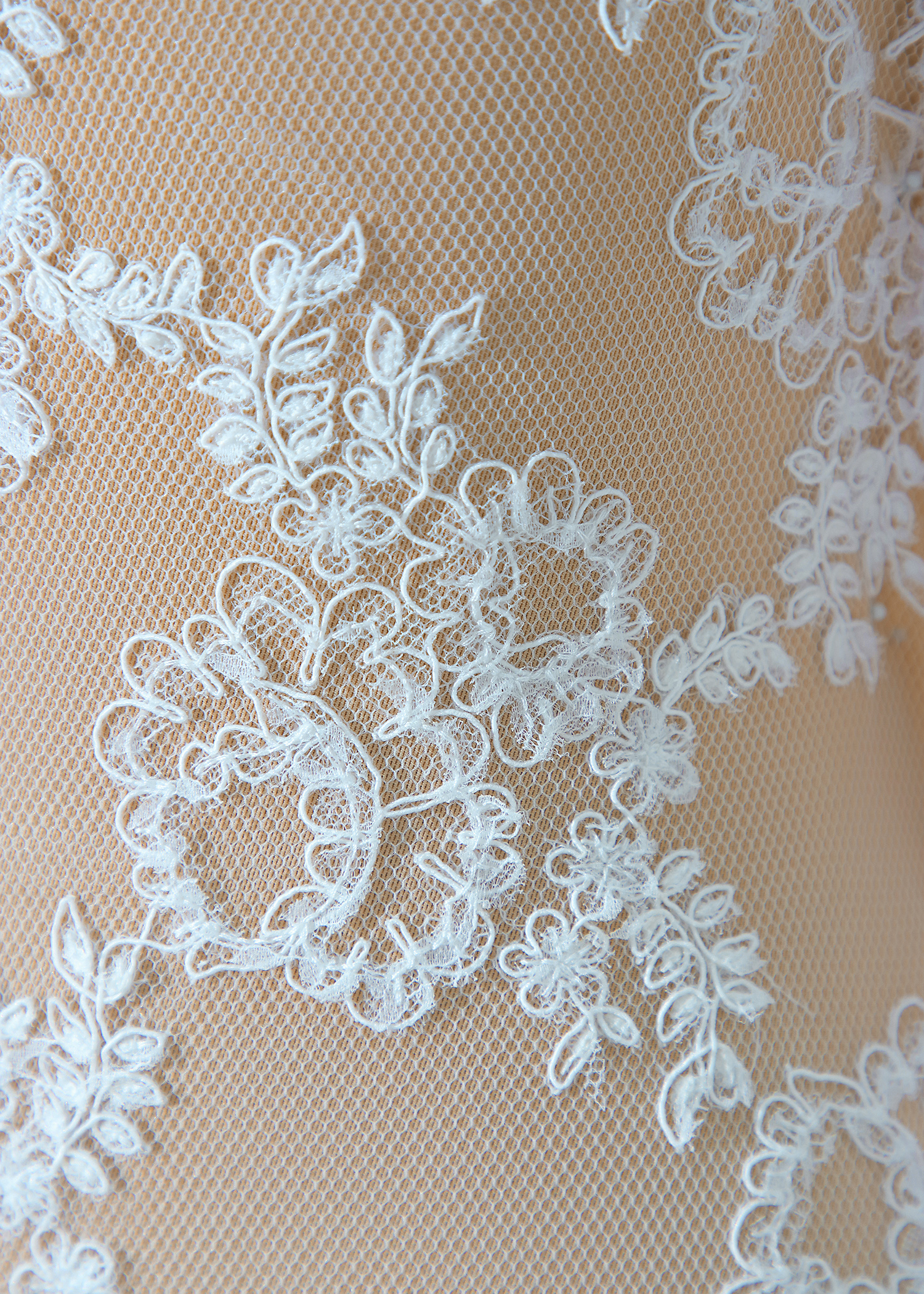 Yanzi corded bead embroidered lace with sequin  (YZC010)