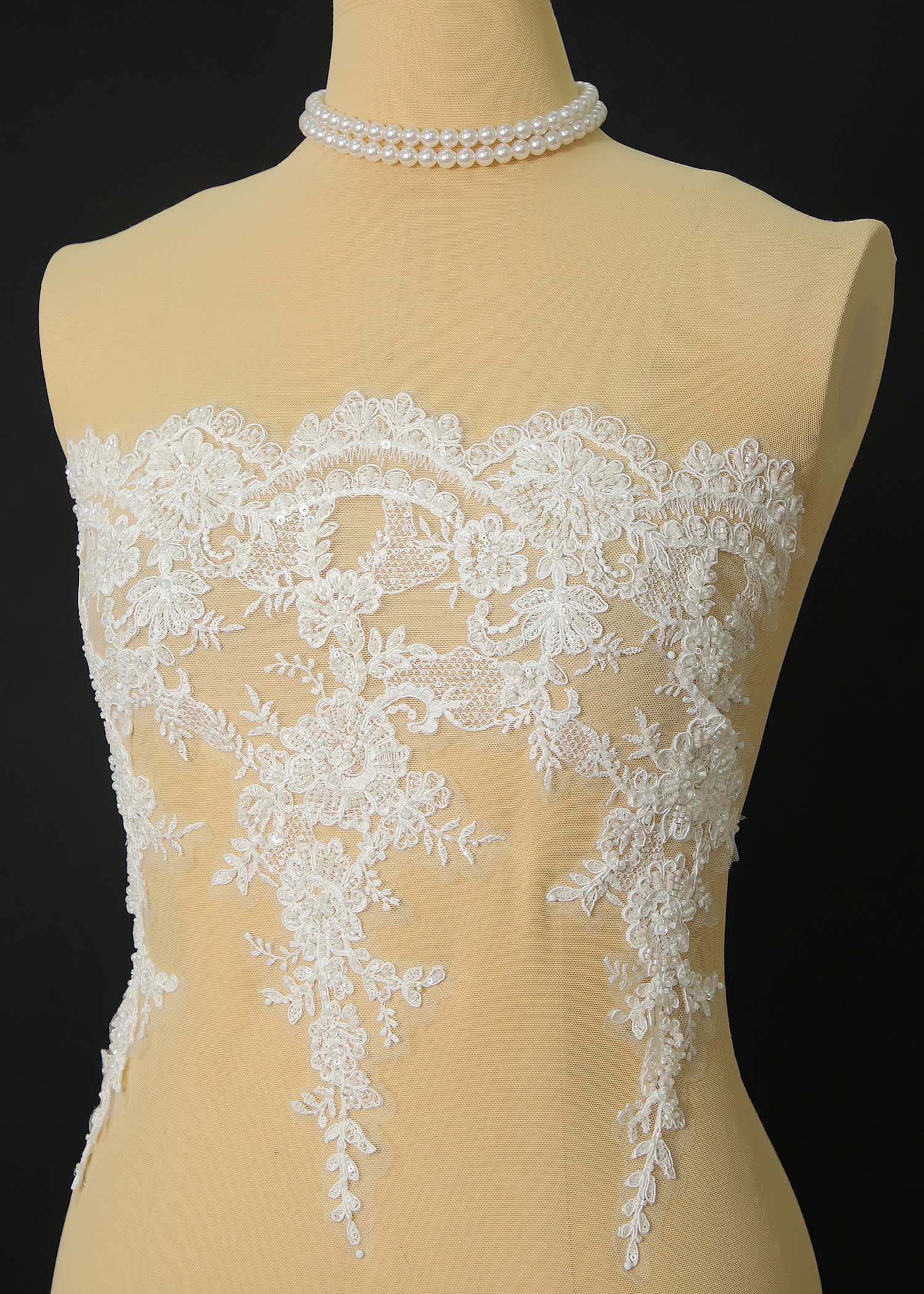 Yanzi lace bead trim (YZM200C)