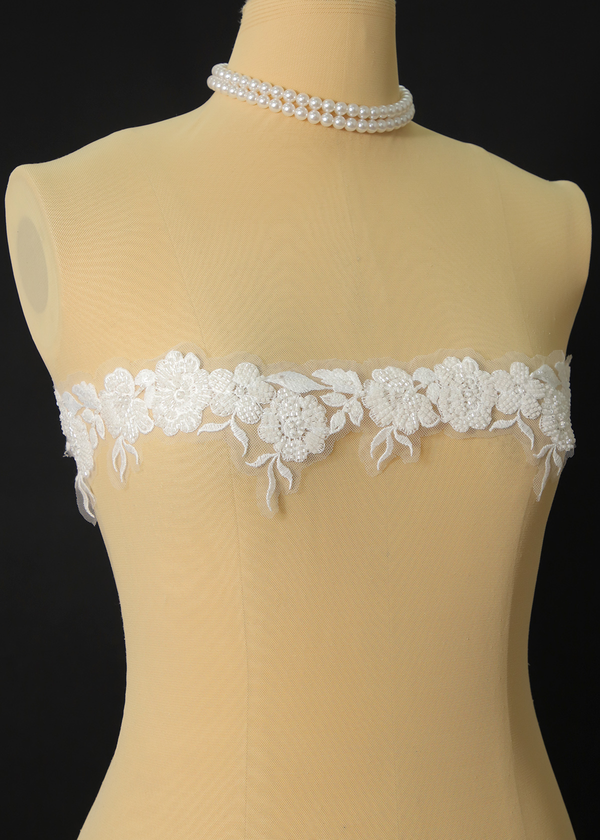 Yanzi lace bead trim (YZM185)