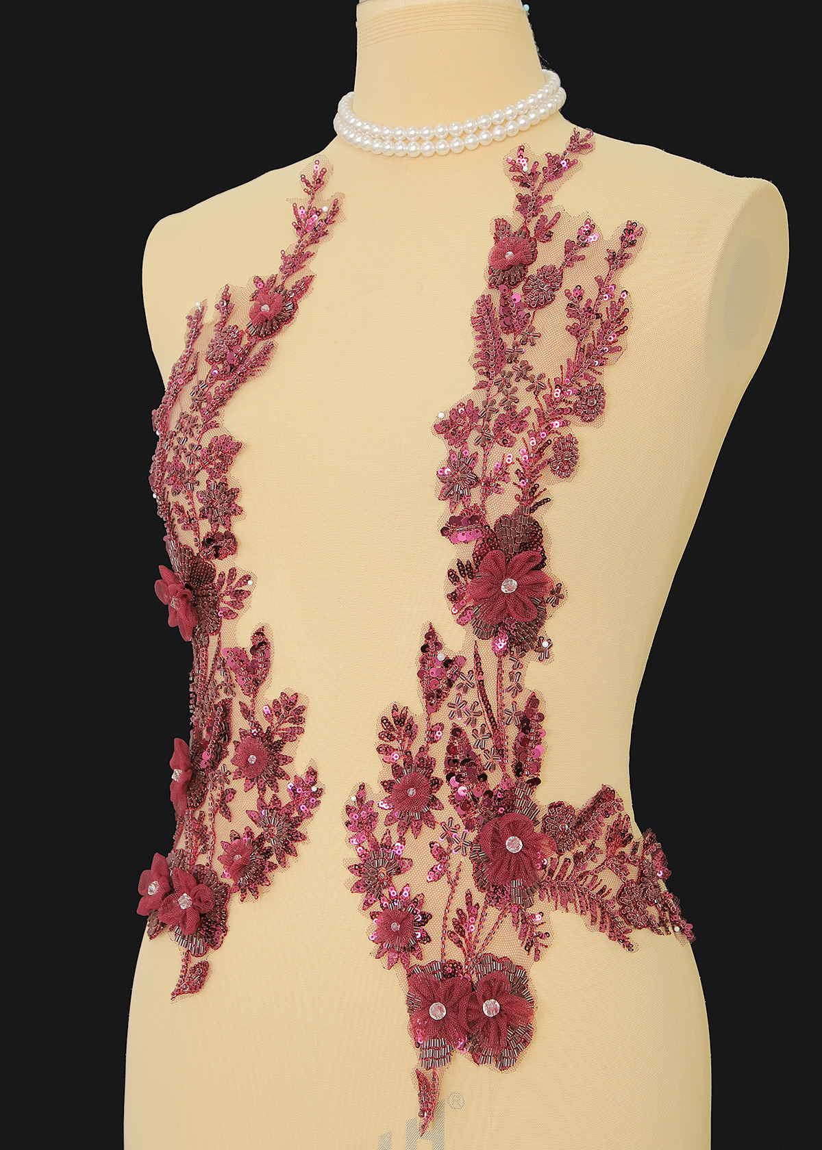 Yanzi 3D Handmade applique floral (YZOH3DX016)