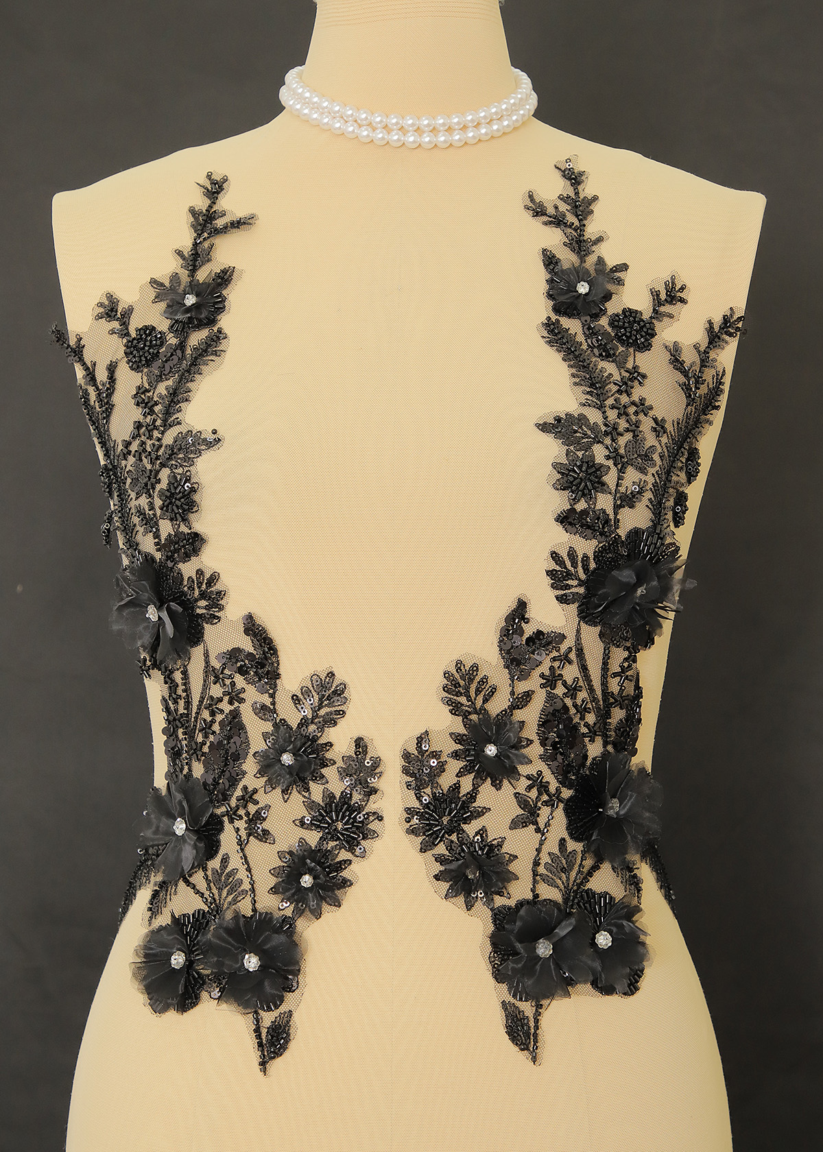 Yanzi 3D Handmade applique floral (YZOH3DX017)