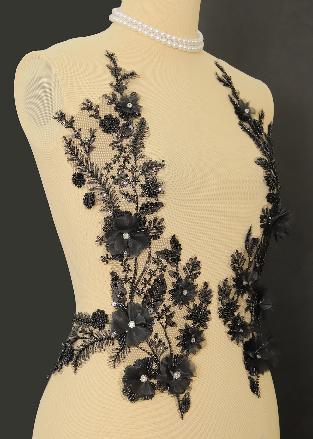 Yanzi 3D Handmade applique floral (YZOH3DX017)