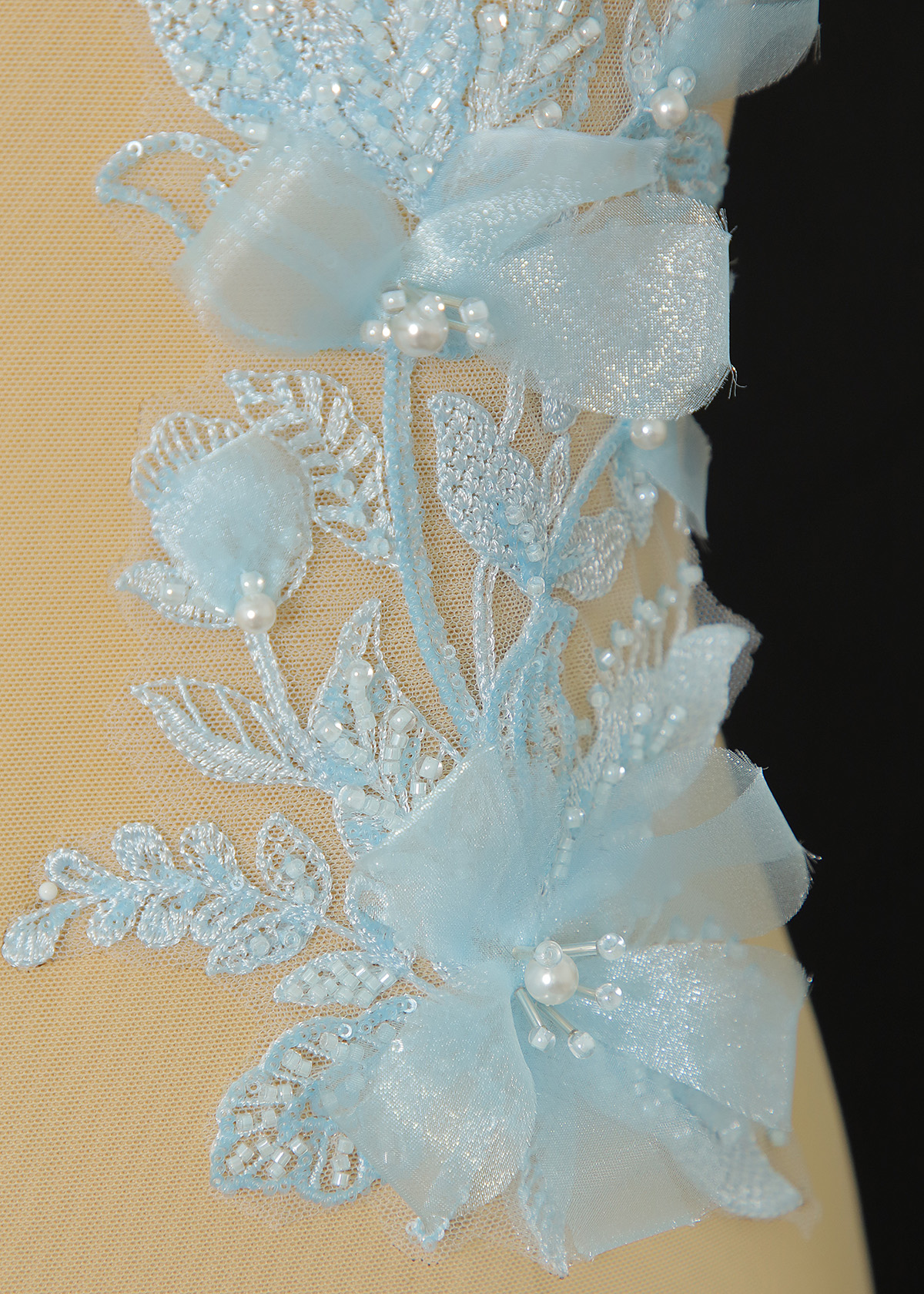 Yanzi 3D Handmade applique floral (YZOH3DX012)