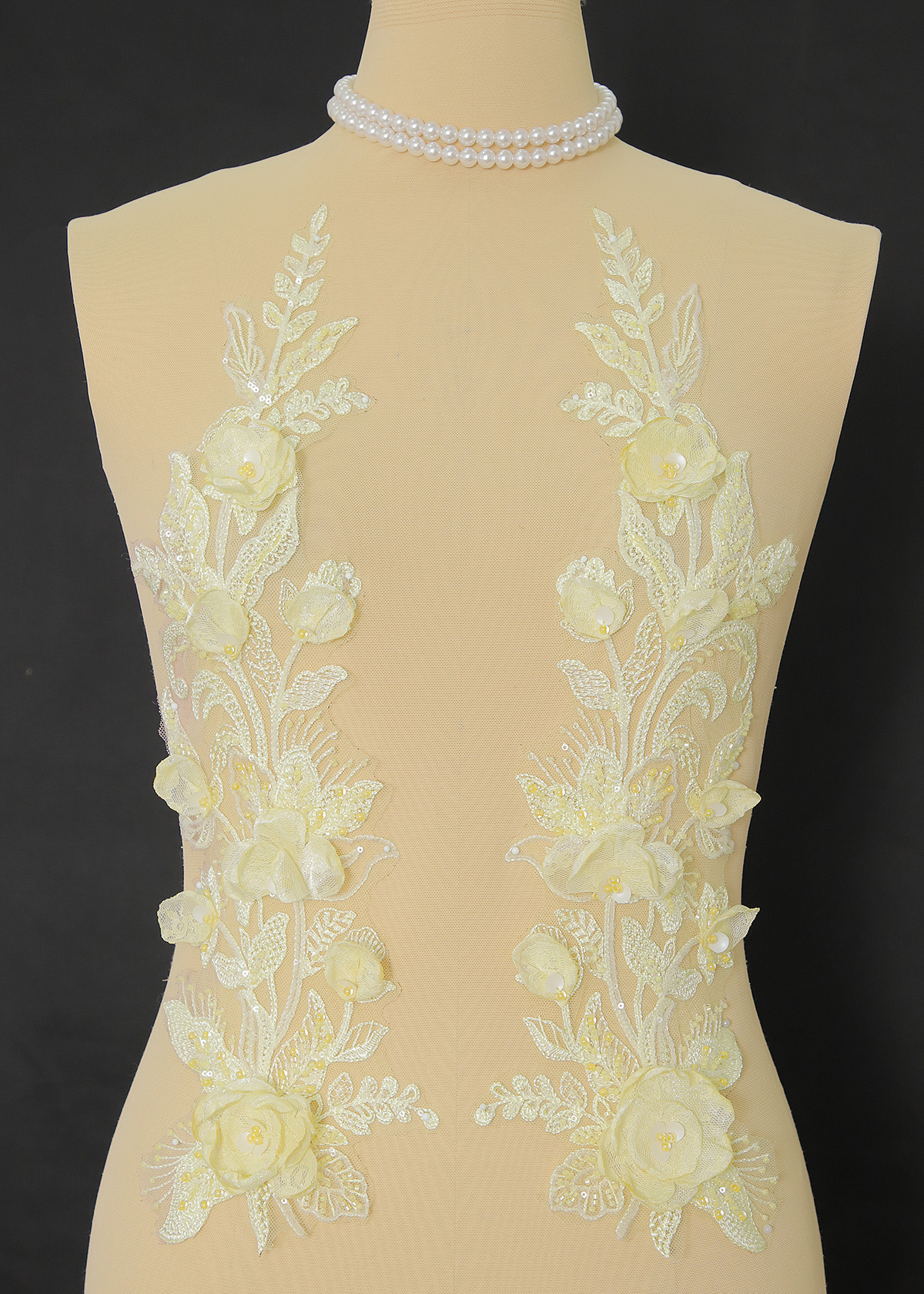 Yanzi 3D Handmade applique floral (YZOH3DX014)