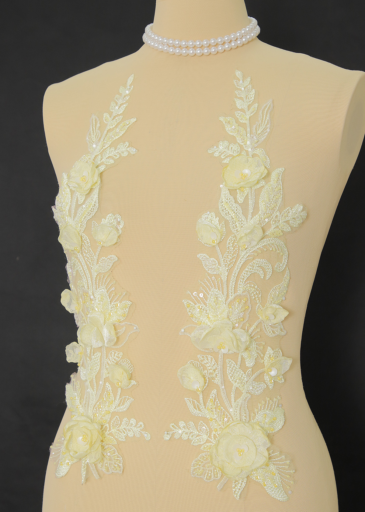 Yanzi 3D Handmade applique floral (YZOH3DX014)