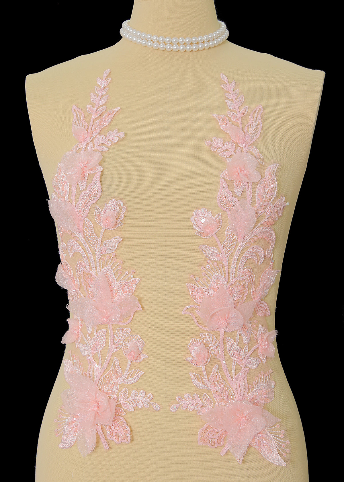 Yanzi 3D Handmade applique floral (YZOH3DX015)