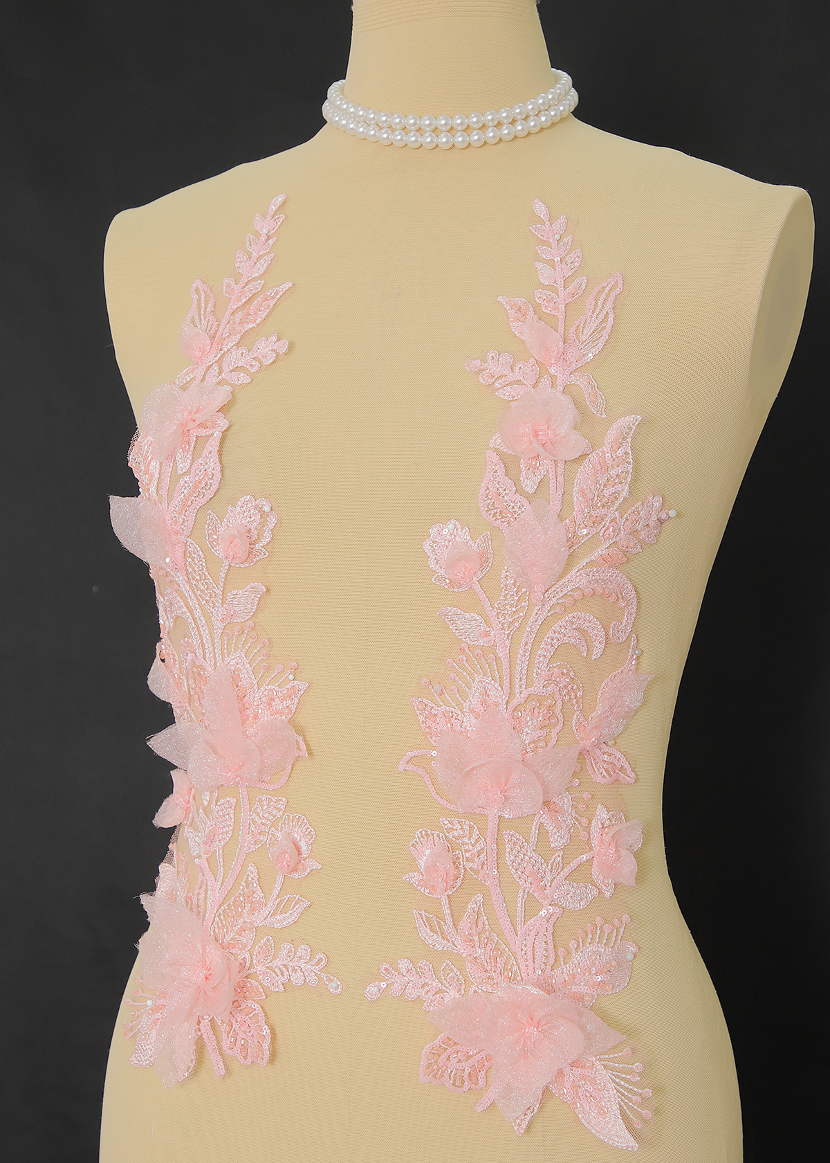 Yanzi 3D Handmade applique floral (YZOH3DX015)