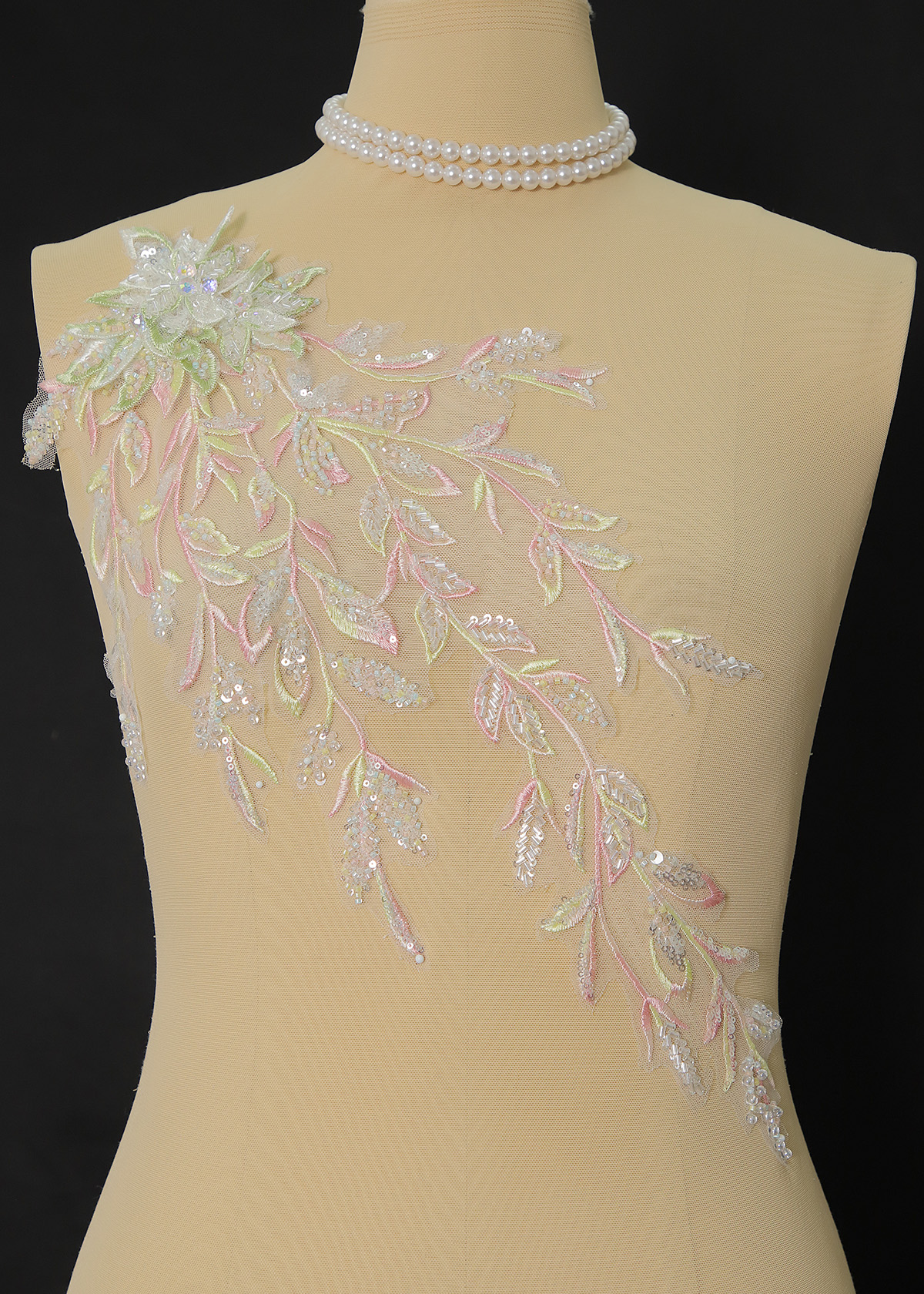 Yanzi 3D Handmade applique floral (YZOH3DX035)