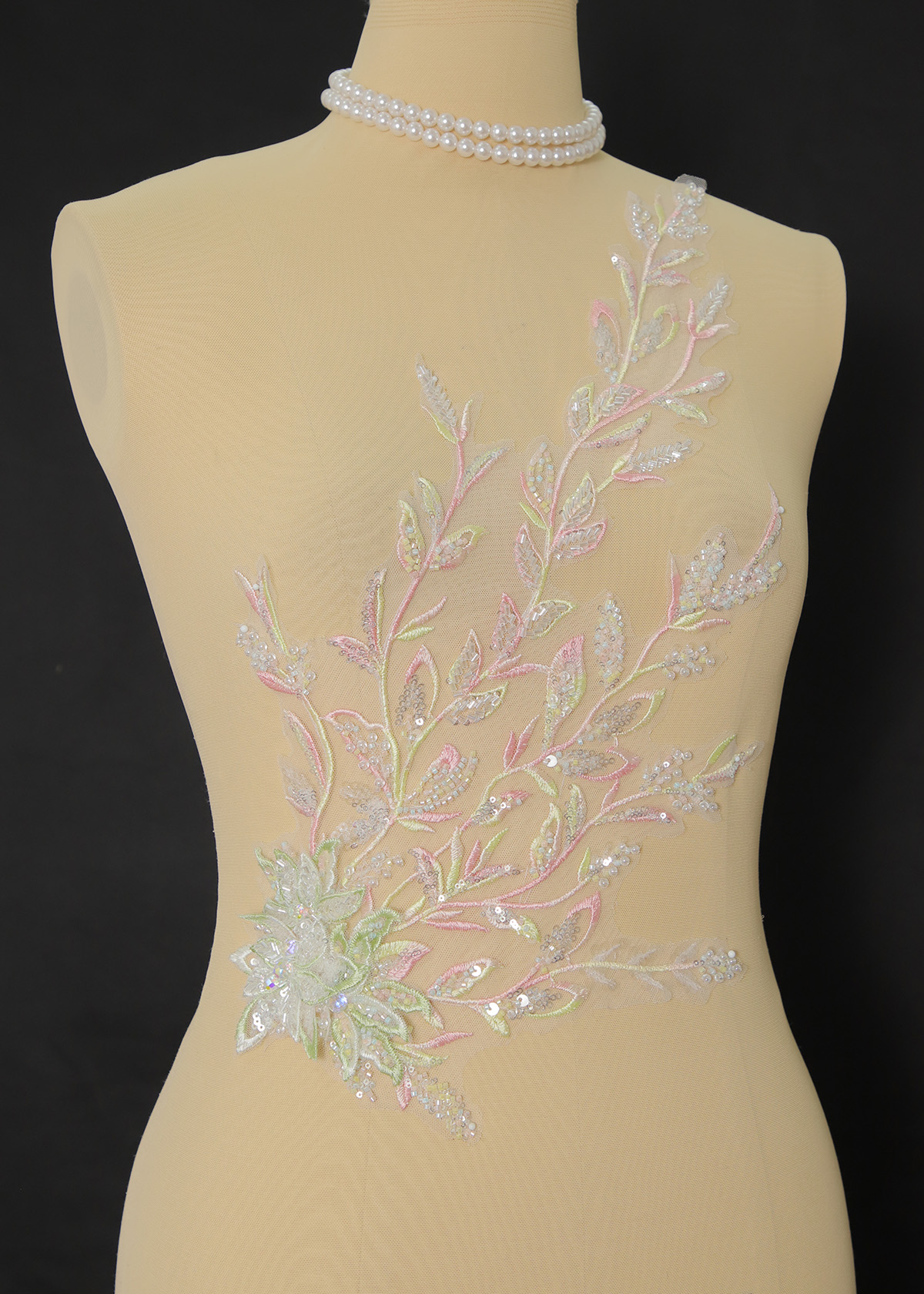Yanzi 3D Handmade applique floral (YZOH3DX035)