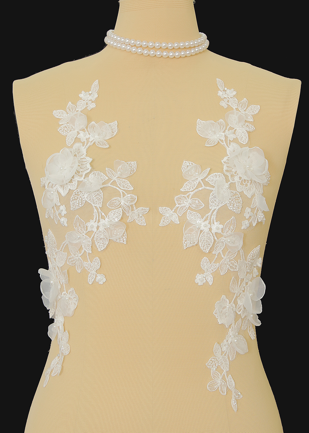 Yanzi 3D Handmade applique floral (YZOH3DX009)