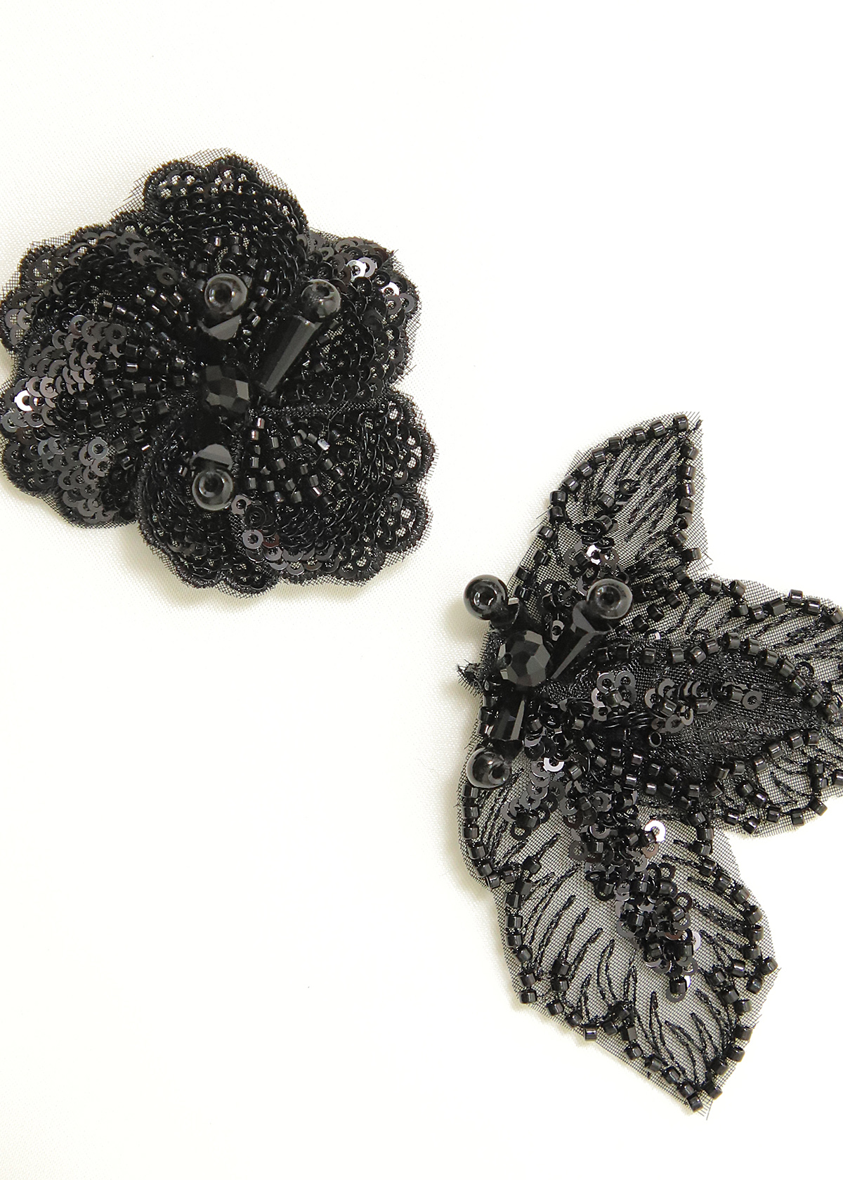 Yanzi Handmade 3d Flower Sequin Beads Applique(YZX213-214)