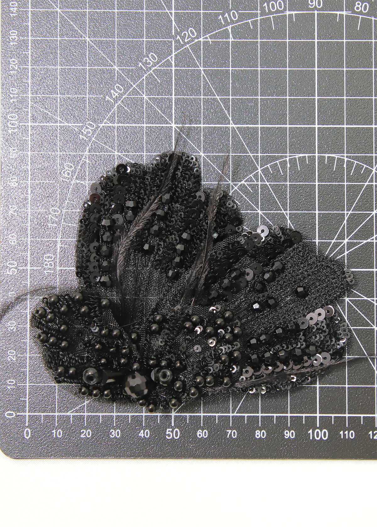 Yanzi Handmade 3d Flower Sequin Beads Applique(YZX215)