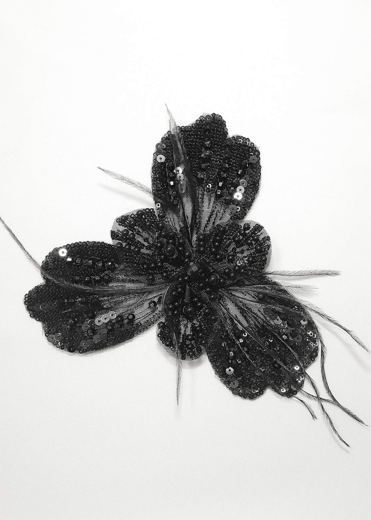 Yanzi Handmade 3d Flower Sequin Beads Applique(YZX216)