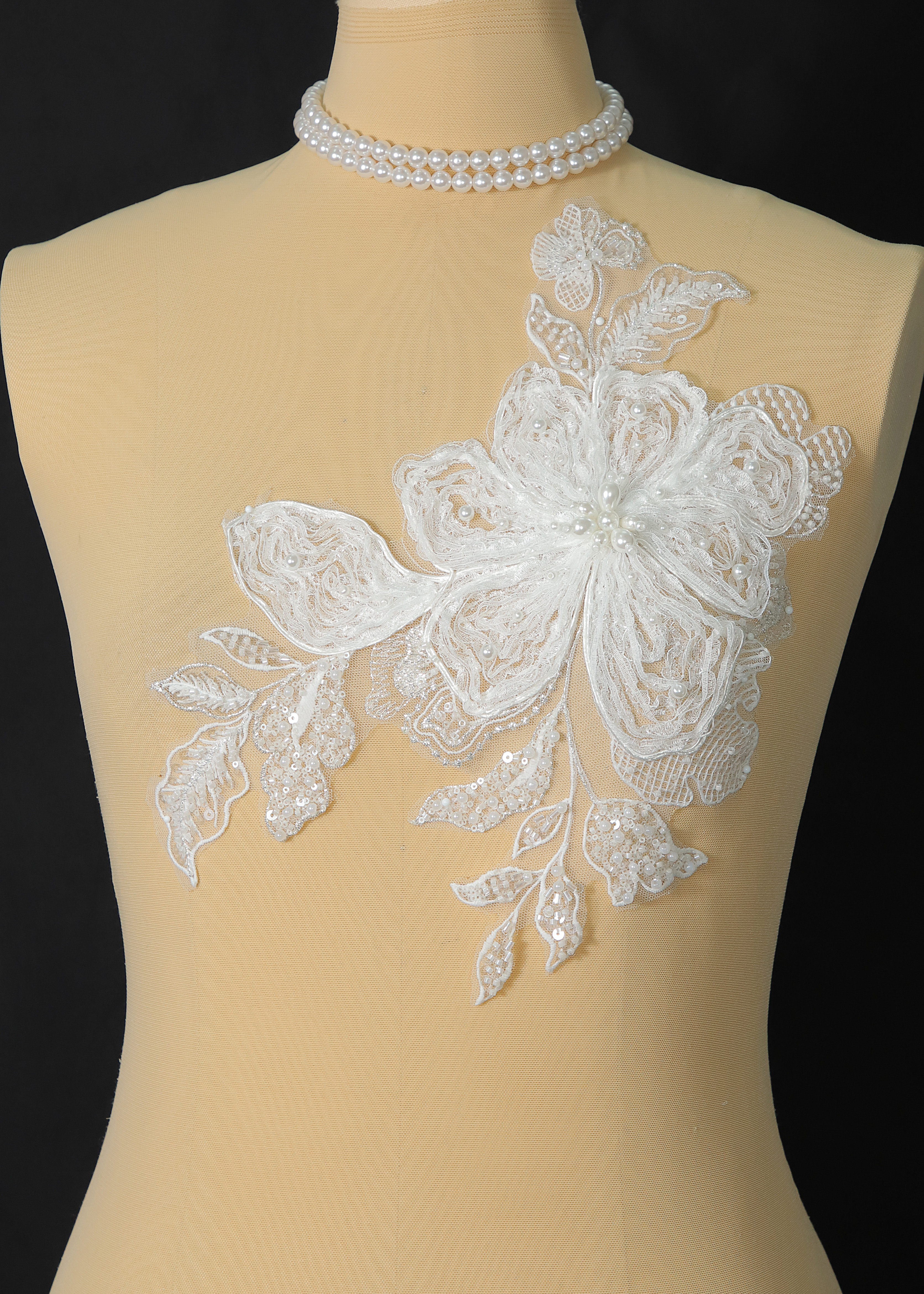 Yanzi 3D Handmade applique floral (YZOH3DX036)