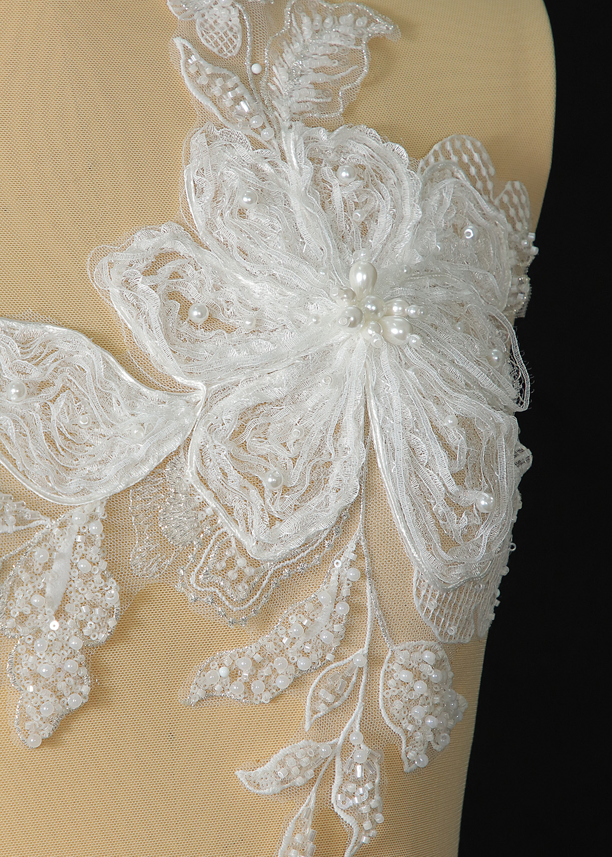 Yanzi 3D Handmade applique floral (YZOH3DX036)