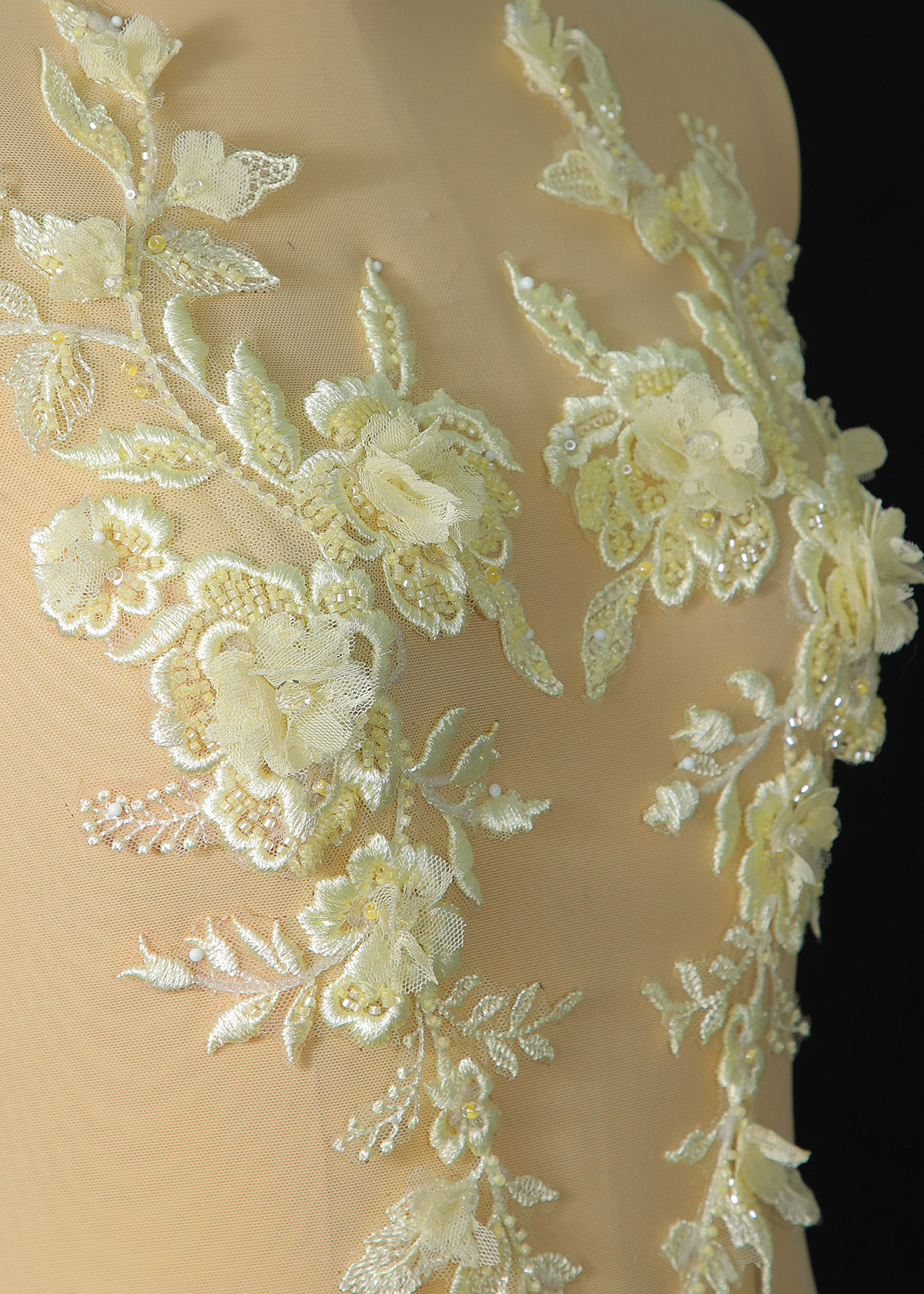 Yanzi 3D Handmade applique floral (YZOH3DX019)