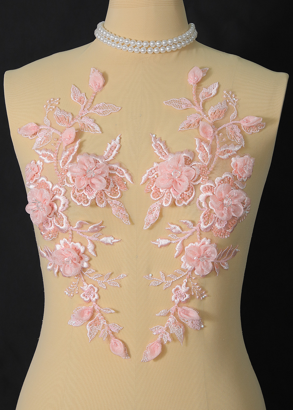Yanzi 3D Handmade applique floral (YZOH3DX022)