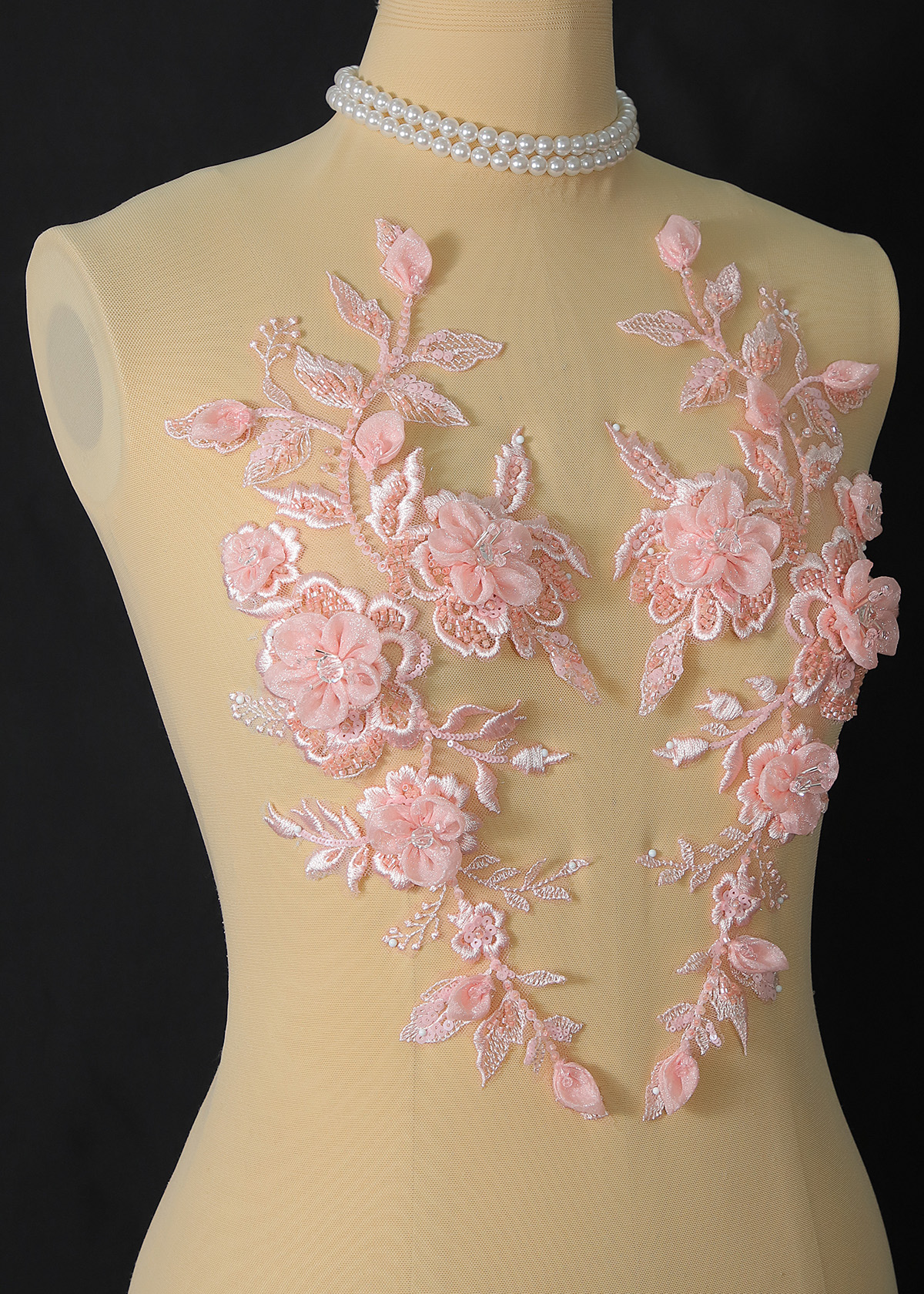Yanzi 3D Handmade applique floral (YZOH3DX022)
