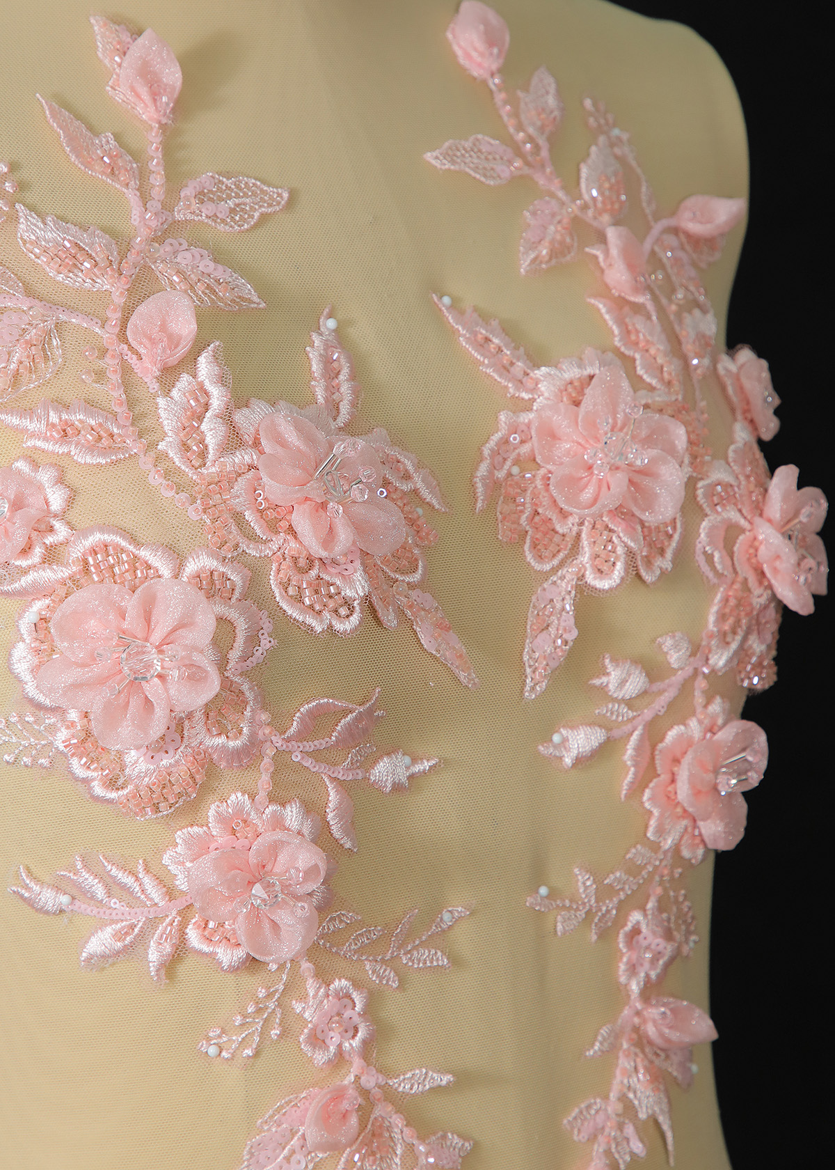 Yanzi 3D Handmade applique floral (YZOH3DX022)
