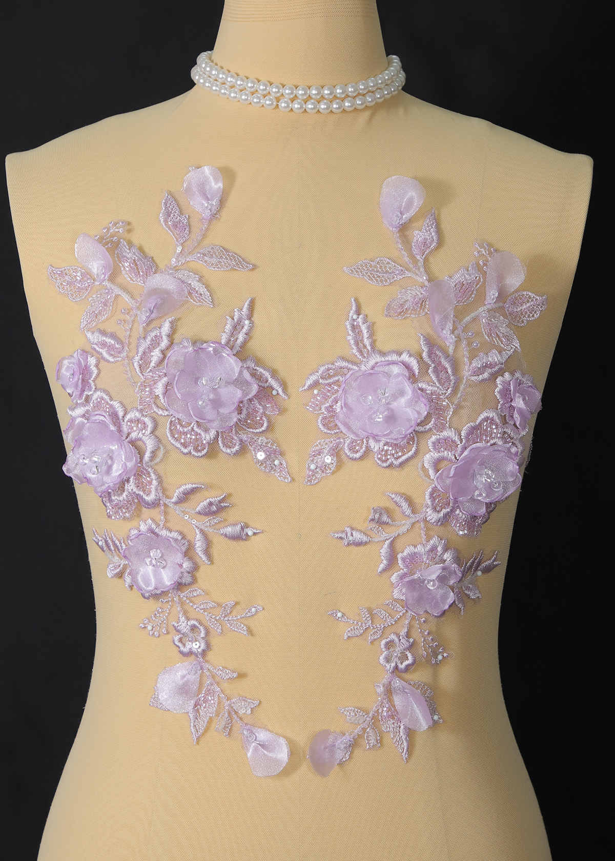 Yanzi 3D Handmade applique floral (YZOH3DX021)