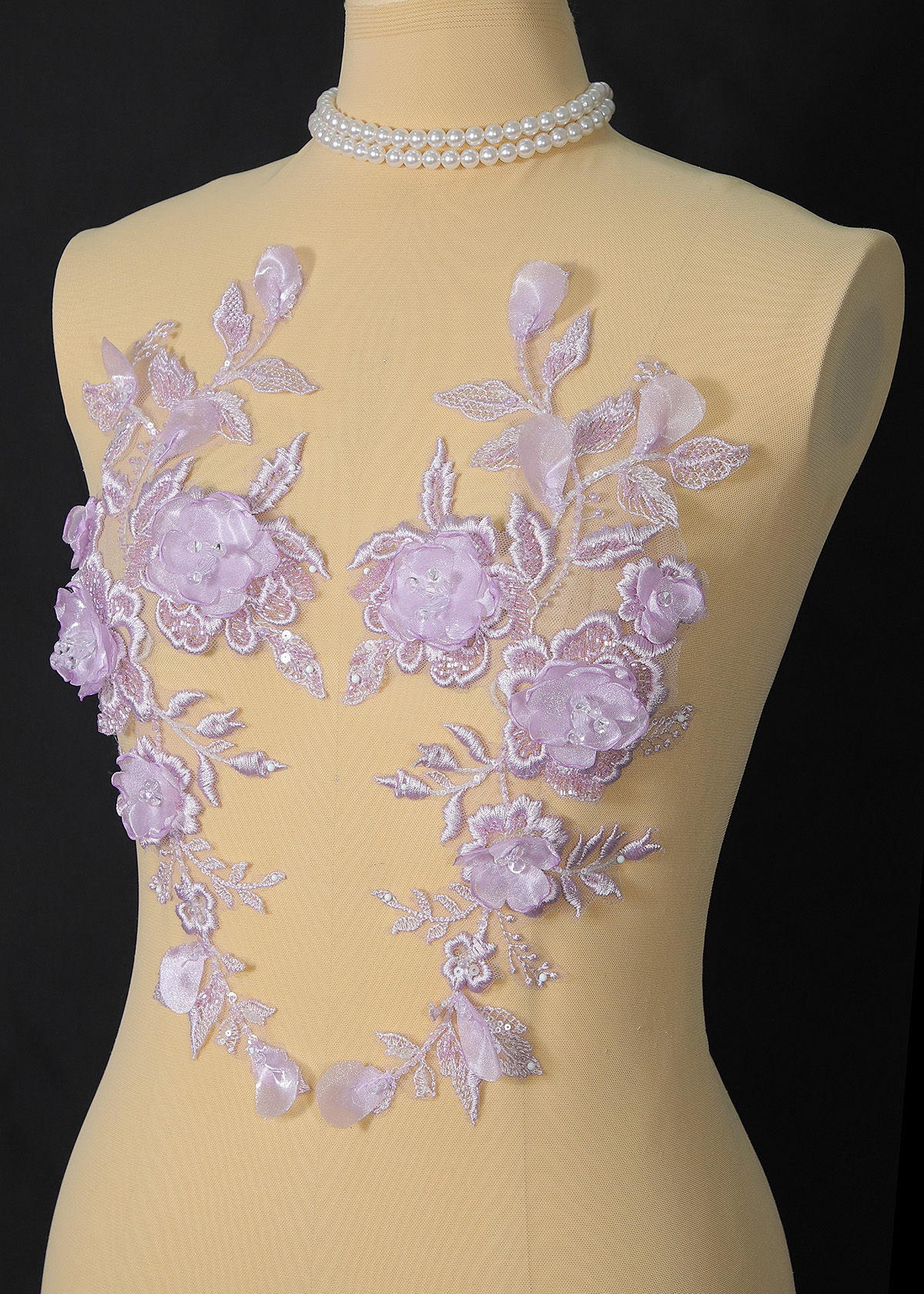 Yanzi 3D Handmade applique floral (YZOH3DX021)