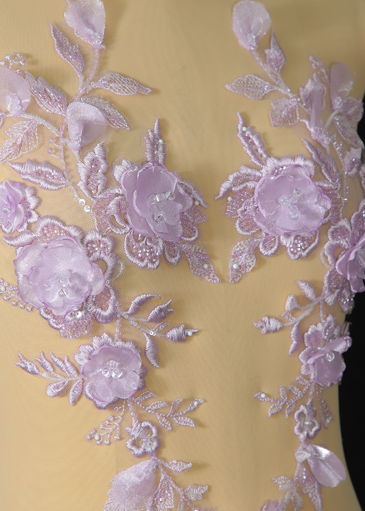 Yanzi 3D Handmade applique floral (YZOH3DX021)