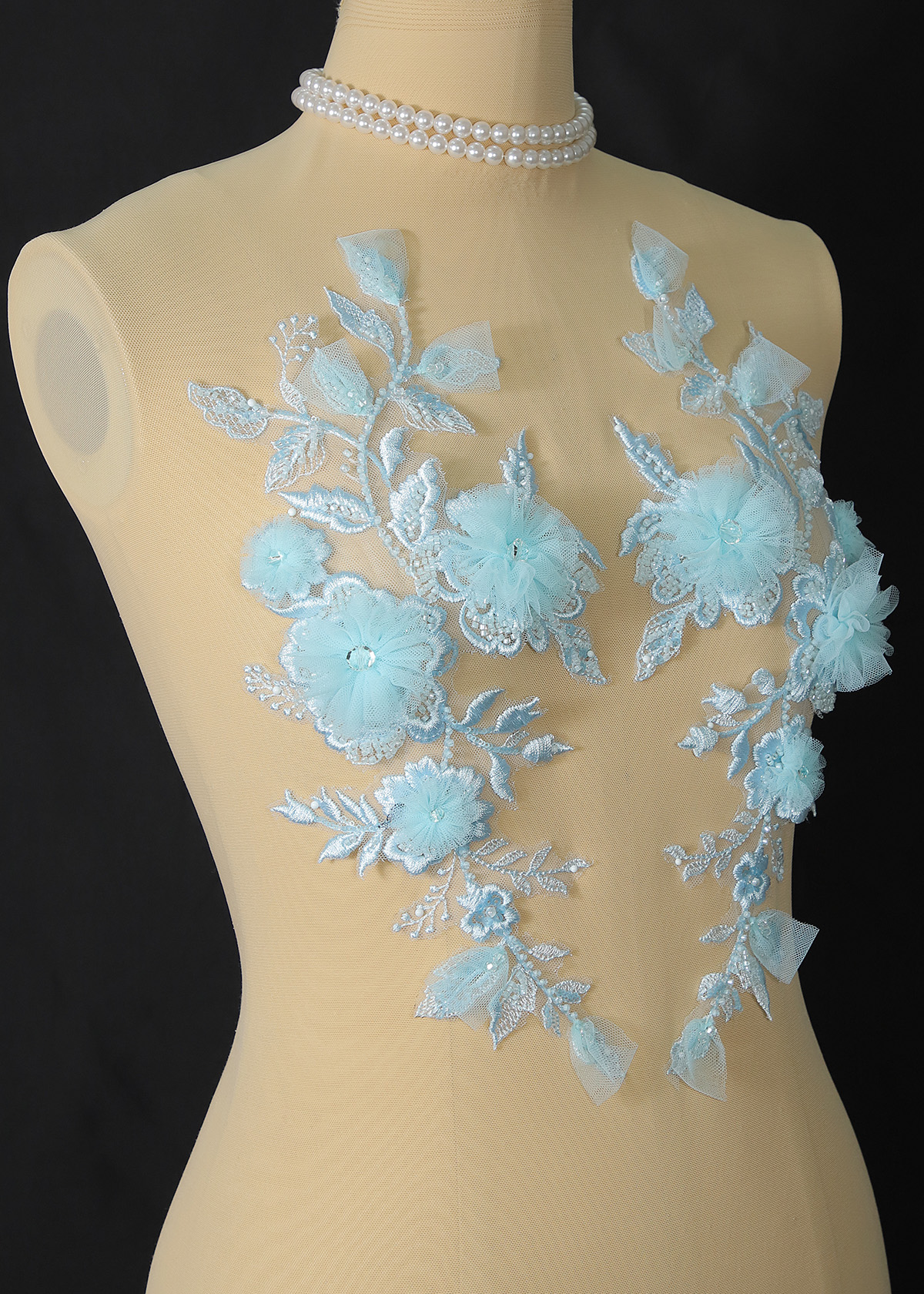 Yanzi 3D Handmade applique floral (YZOH3DX020)