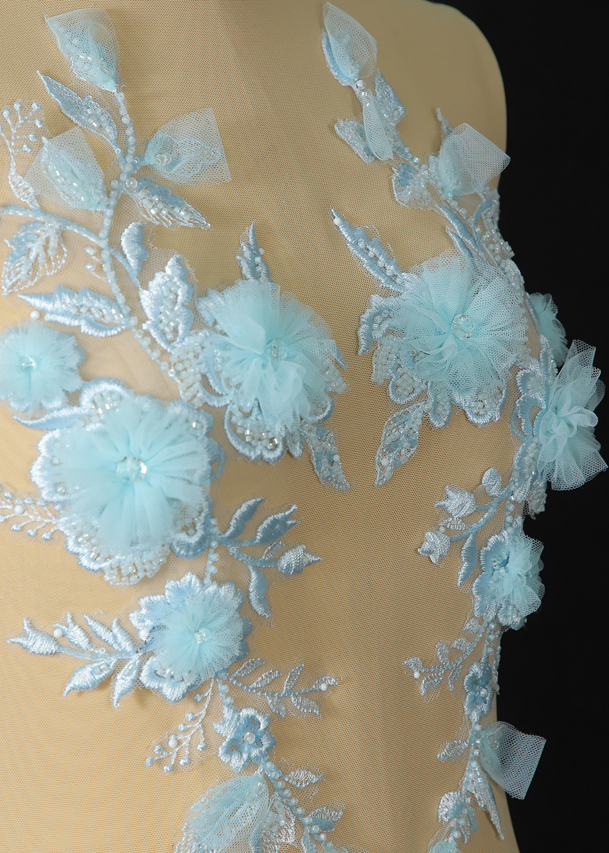 Yanzi 3D Handmade applique floral (YZOH3DX020)