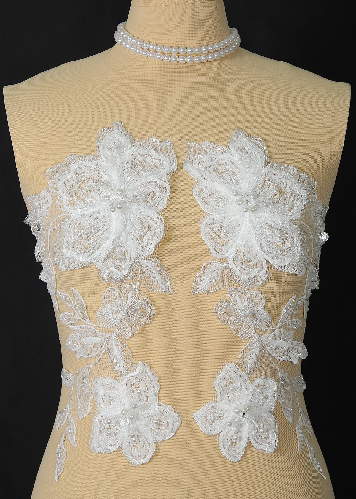 Yanzi 3D Handmade applique floral (YZOH3DX037)