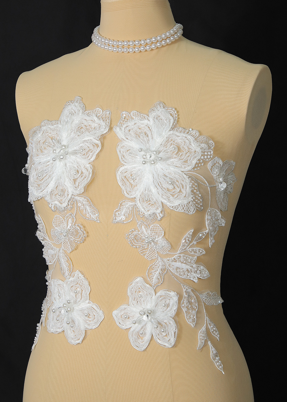Yanzi 3D Handmade applique floral (YZOH3DX037)