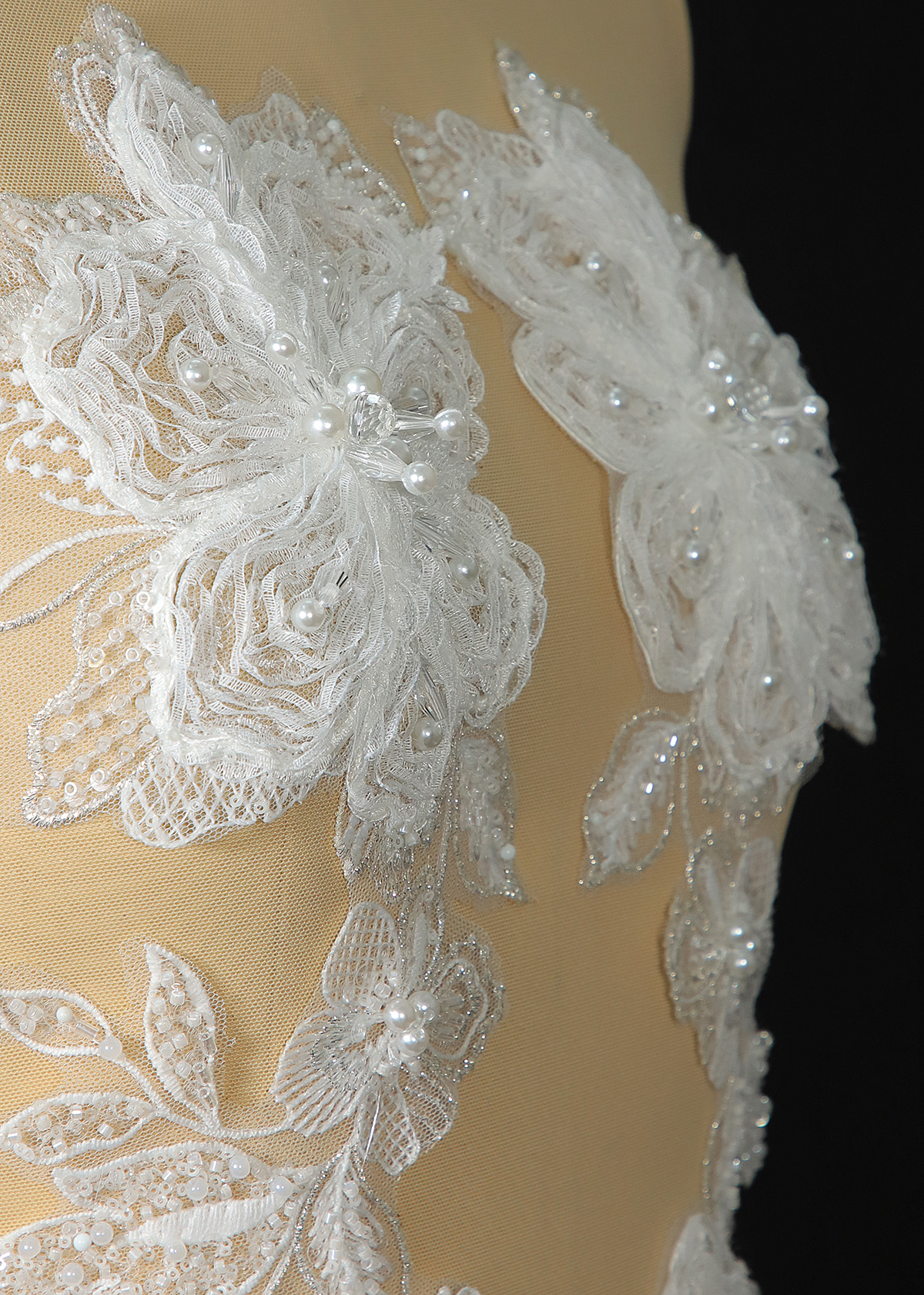 Yanzi 3D Handmade applique floral (YZOH3DX037)