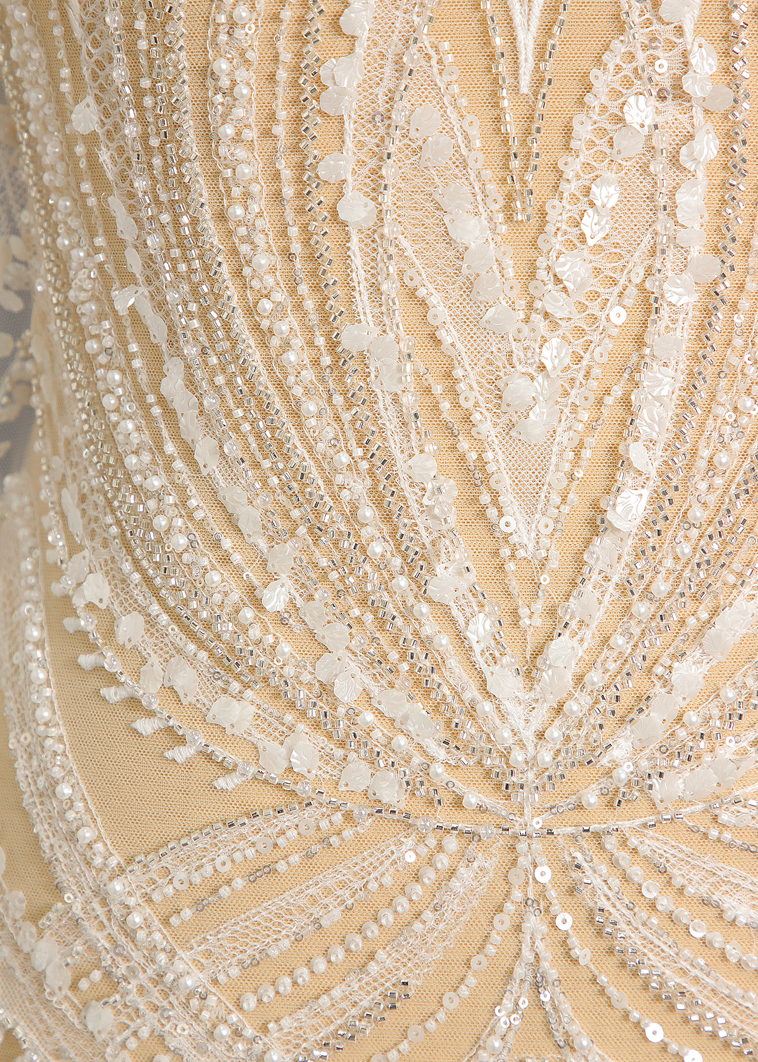 [Copy]Yanzi bridal fabric luxury embroidery beads sequins lace (YZZX1084)