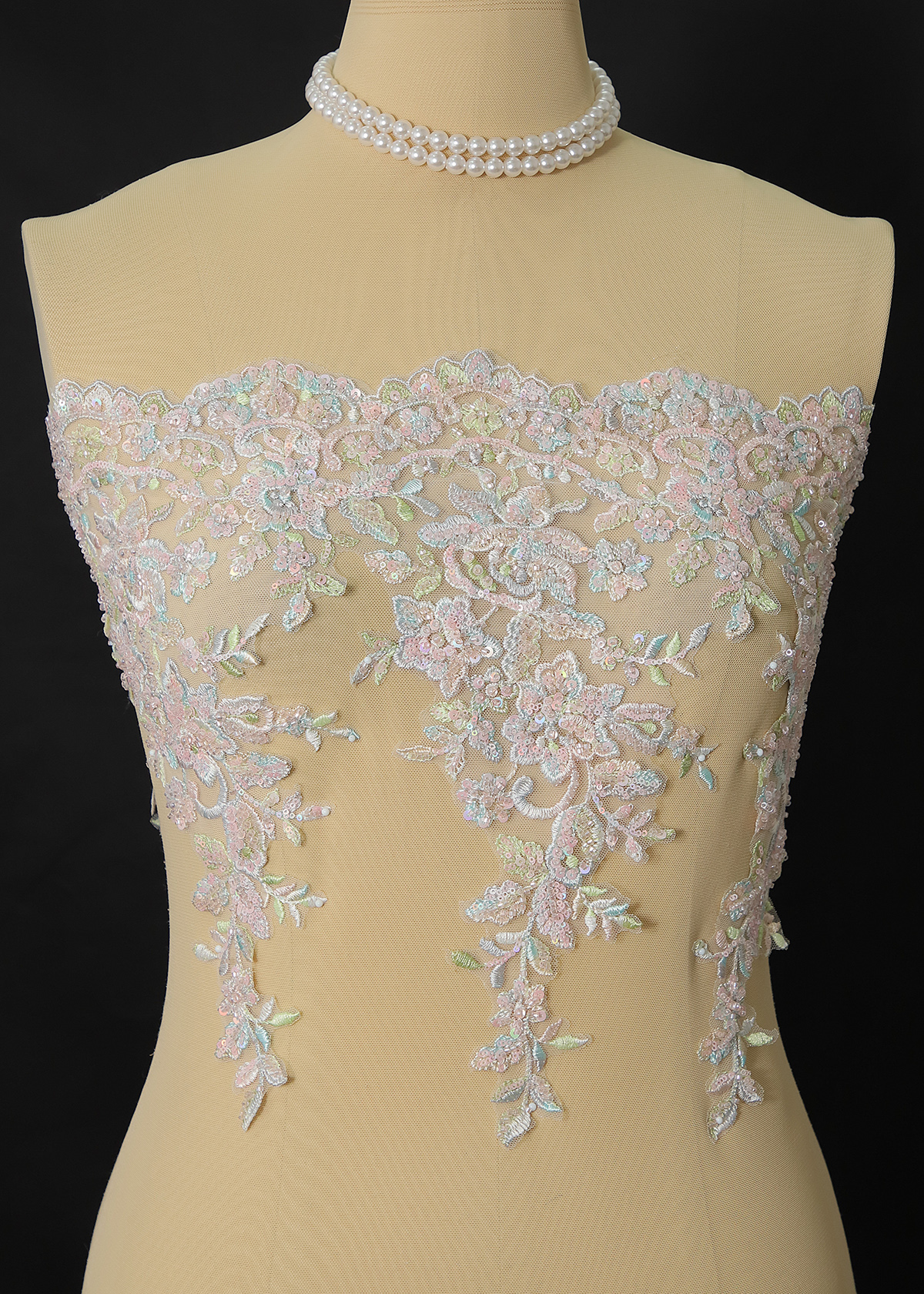 Yanzi lace bead trim (YZM201)