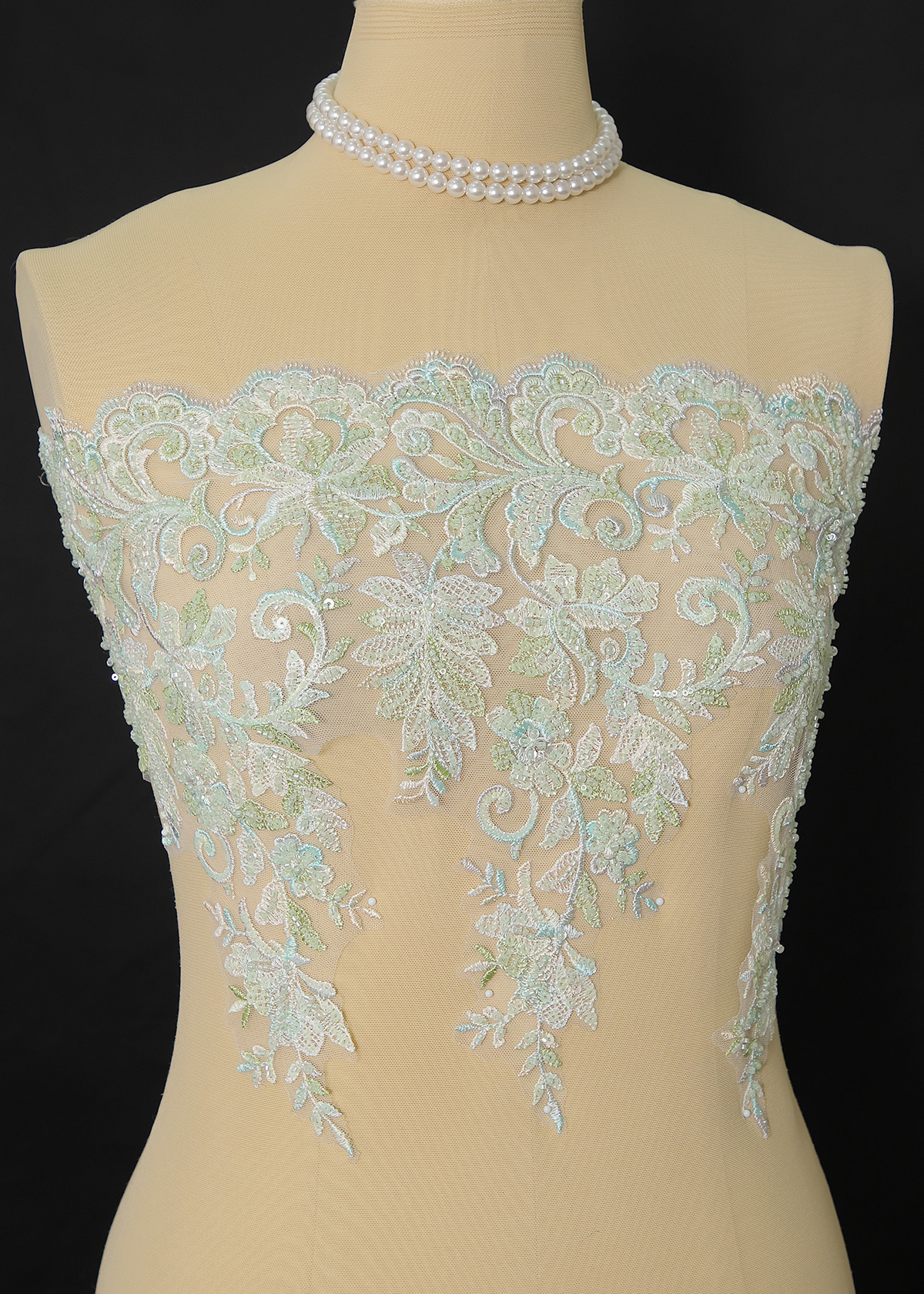 Yanzi lace bead trim (YZM135)