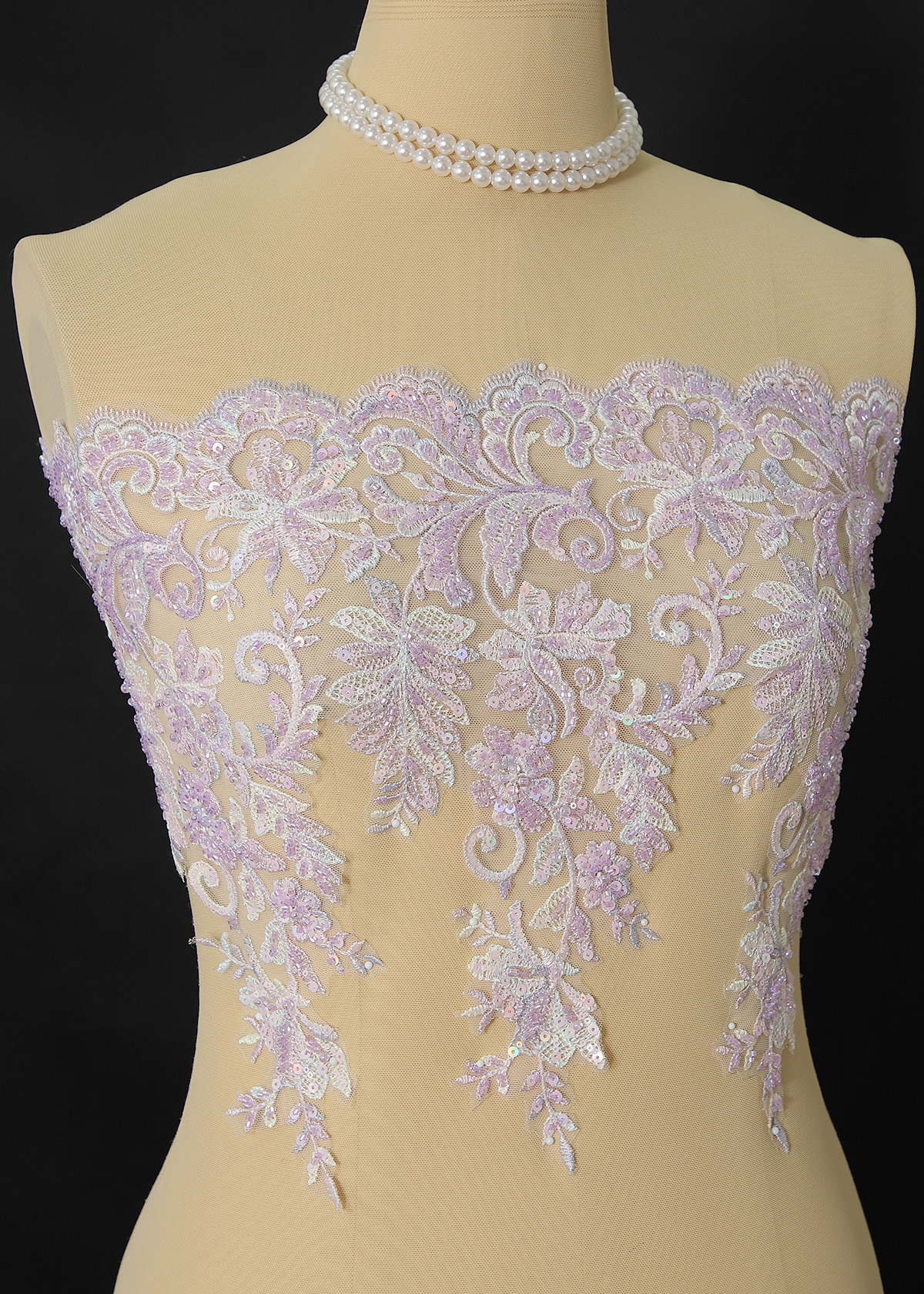 Yanzi lace bead trim (YZM135)