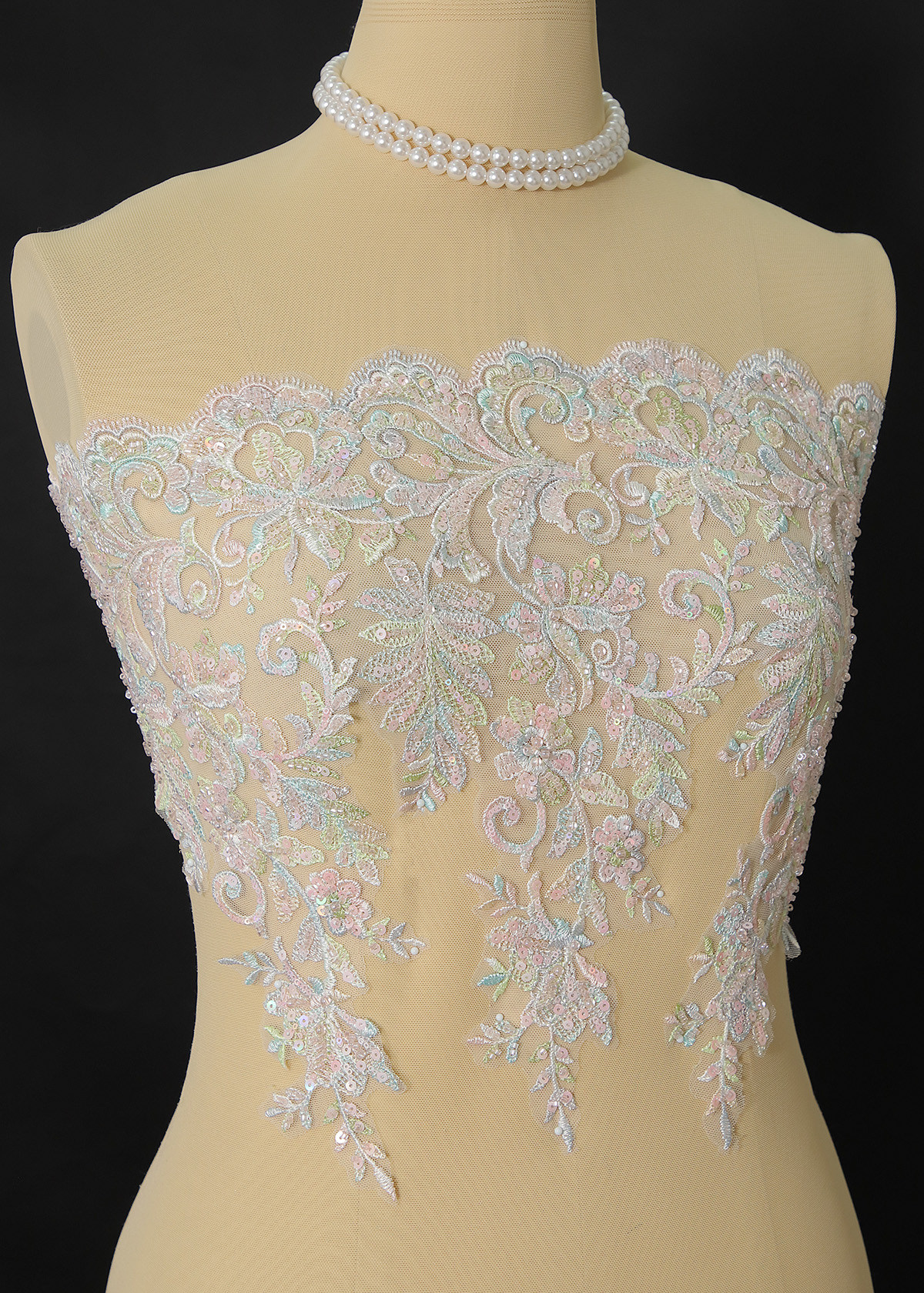 Yanzi lace bead trim (YZM135)