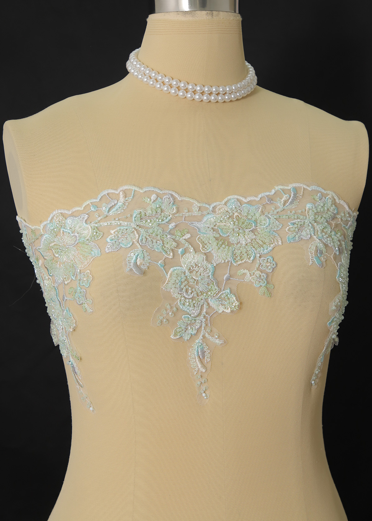 Yanzi lace bead trim (YZM136A)