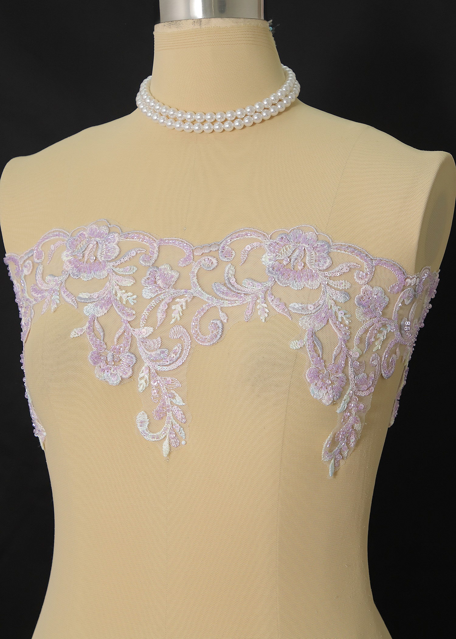 Yanzi lace bead trim (YZM202)