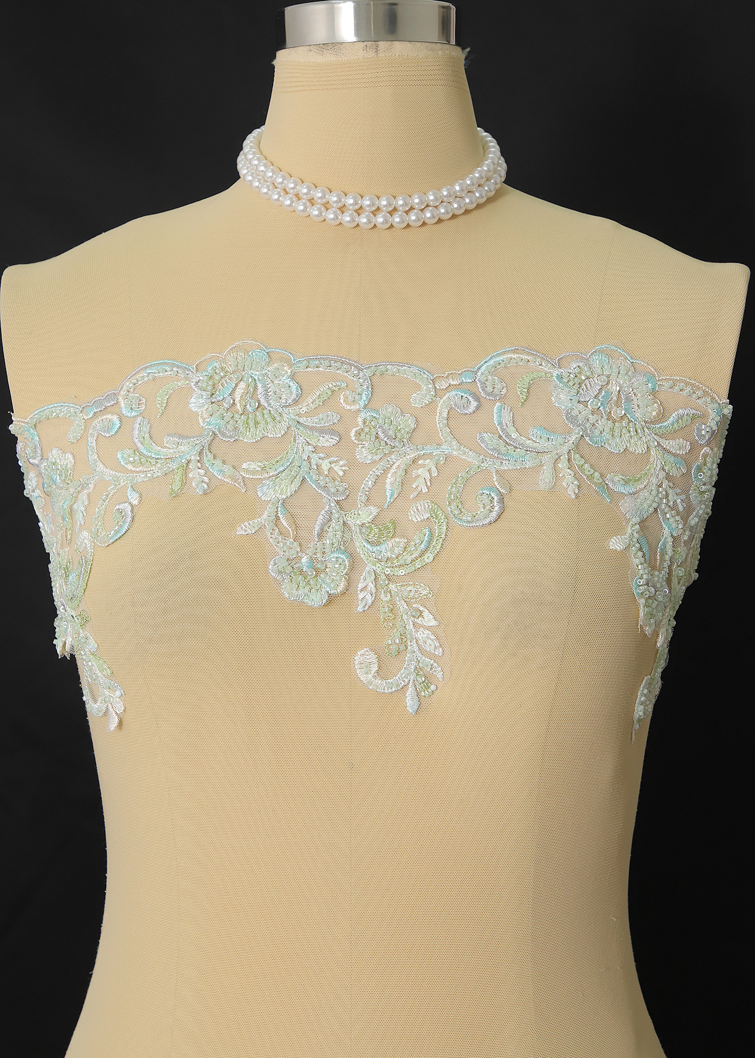 Yanzi lace bead trim (YZM202)