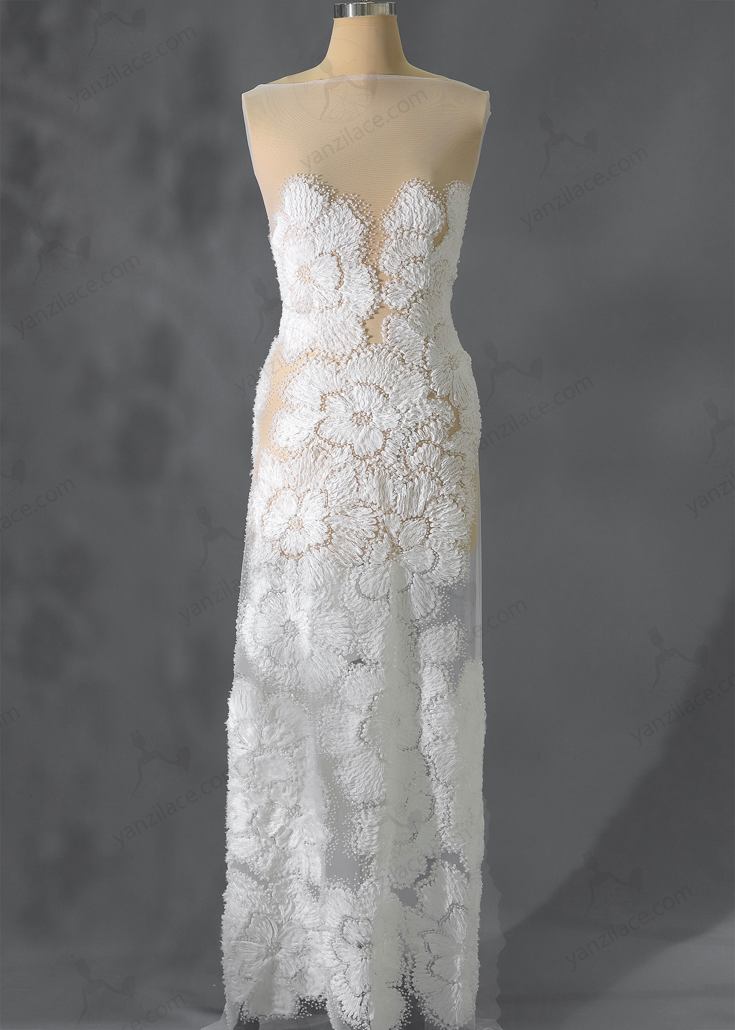 Yanzi Ribbon Embroidery Lace (YZP016)