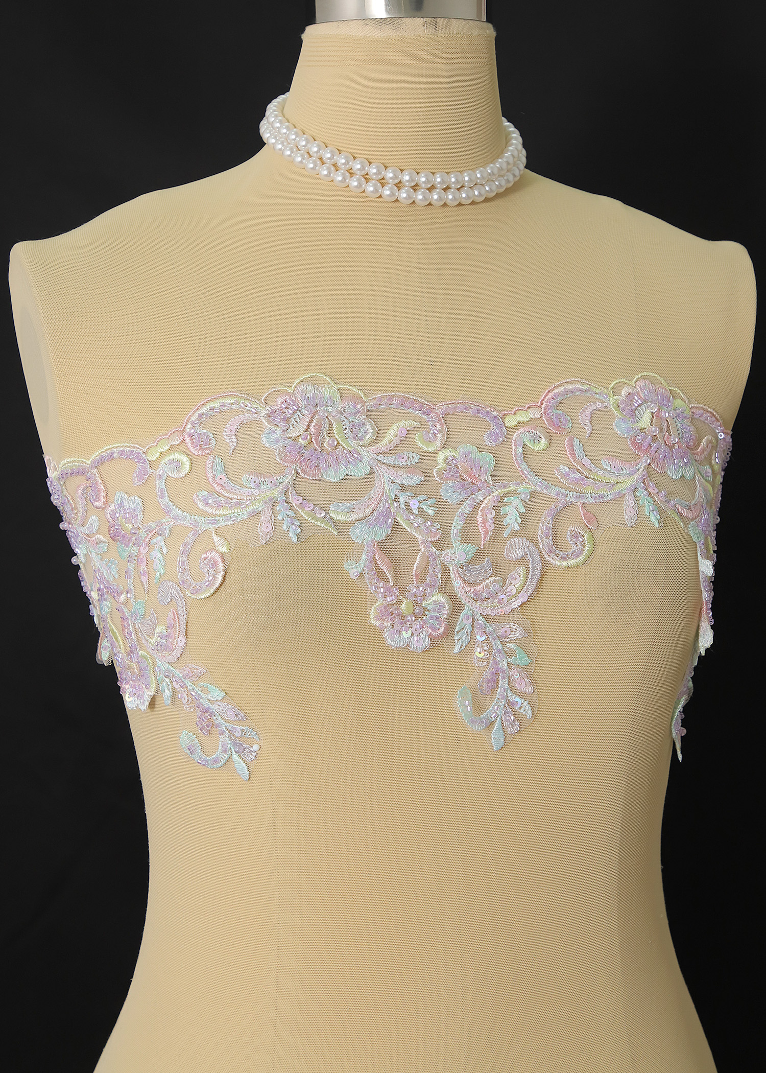Yanzi lace bead trim (YZM202)