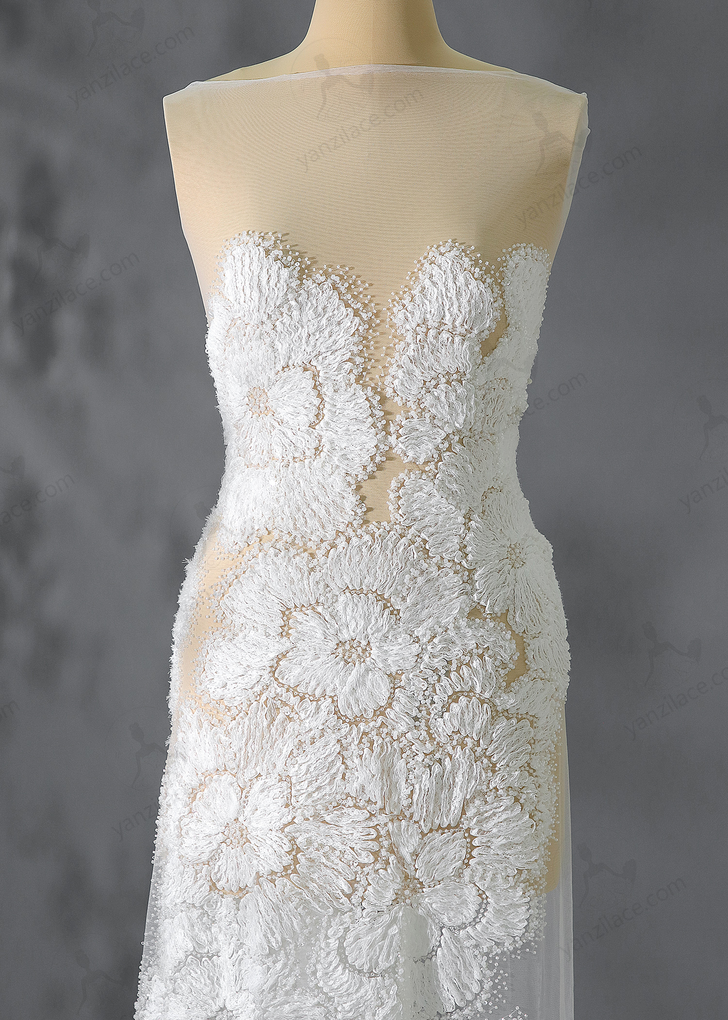 Yanzi Ribbon Embroidery Lace (YZP016)