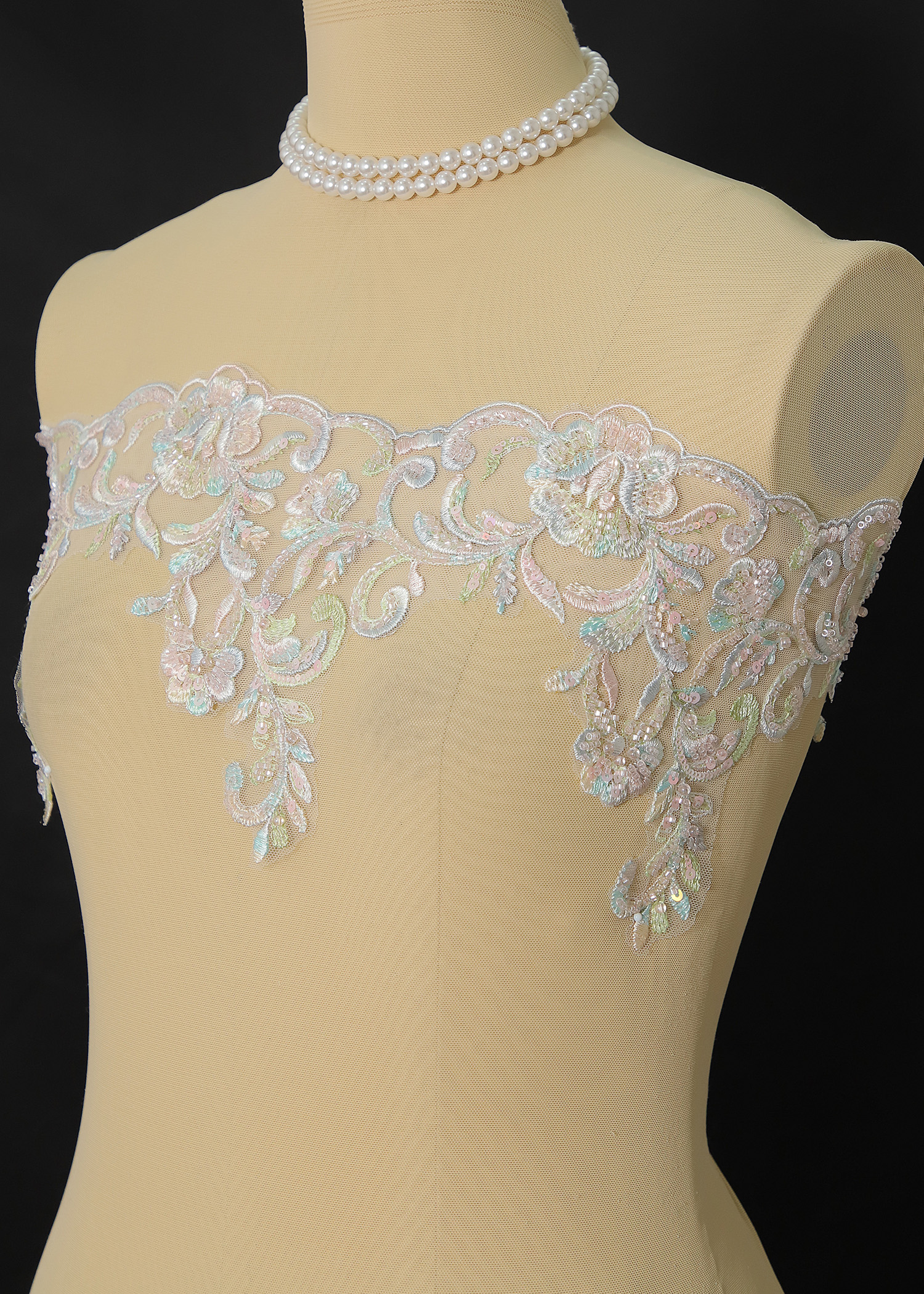 Yanzi lace bead trim (YZM202)
