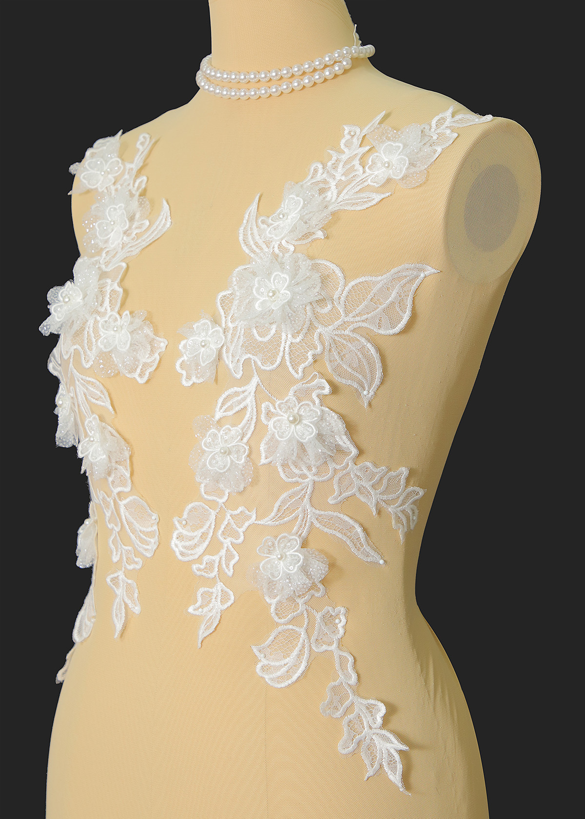 Yanzi 3D Handmade applique floral (YZOH3DX041)