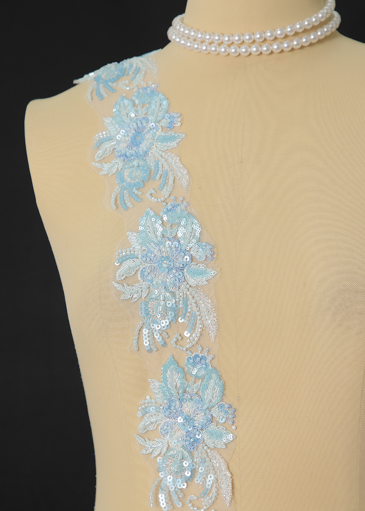 Yanzi lace bead trim (YZM173)