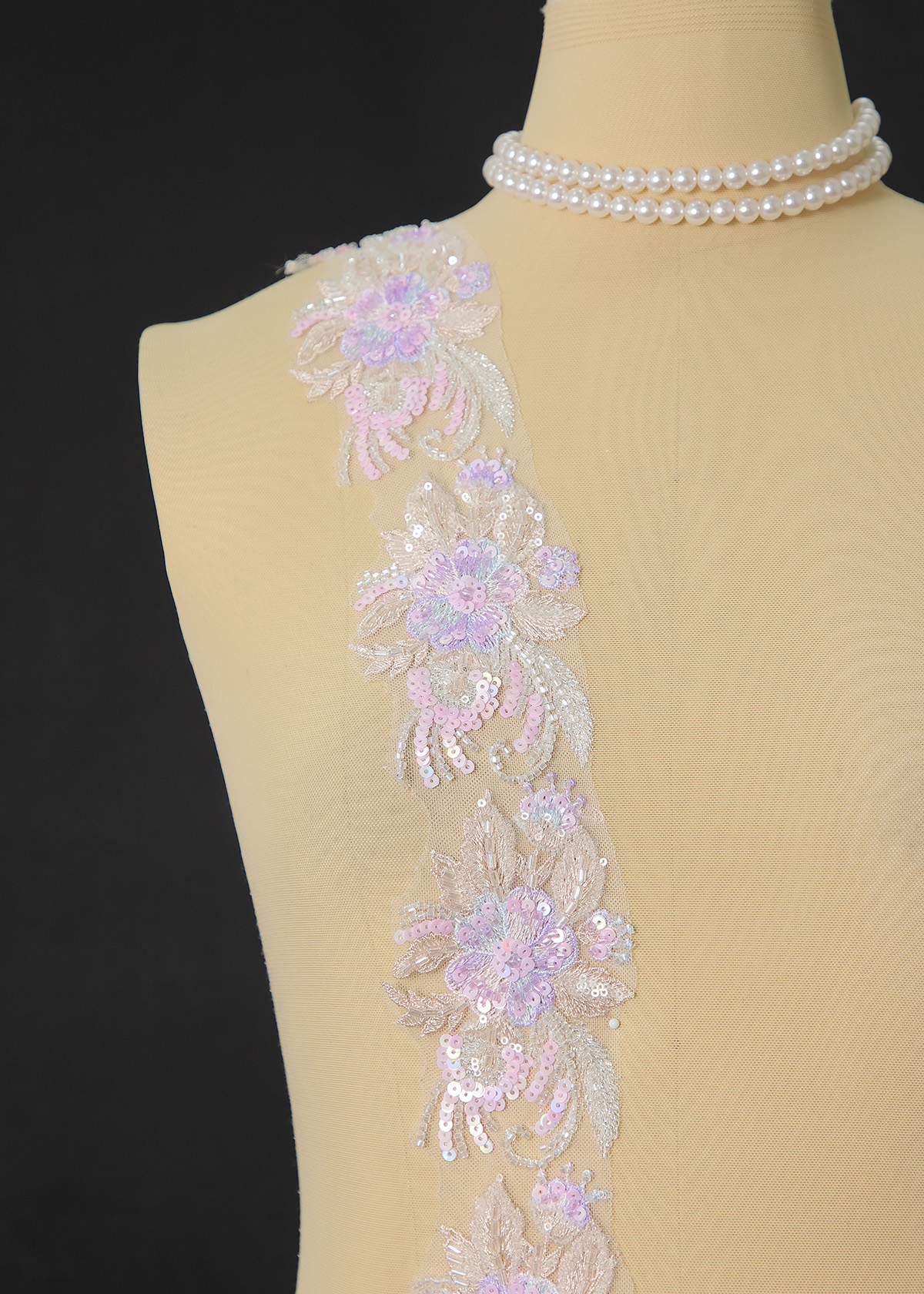 Yanzi lace bead trim (YZM173)