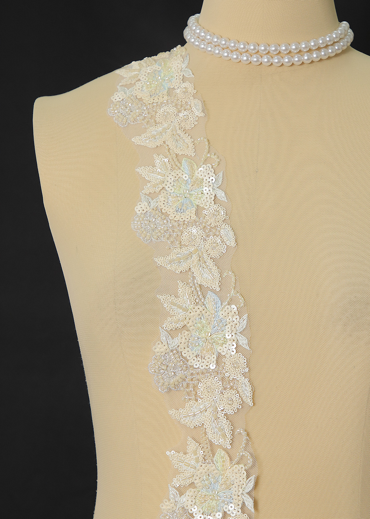 Yanzi lace bead trim (YZM172)